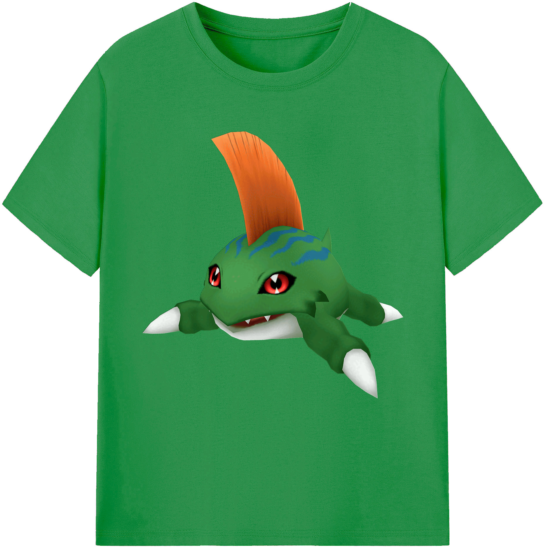 （画像用） Digimon デジタルモンスター/デジモン レディースカジュアルプリントTシャツ（綿100％）