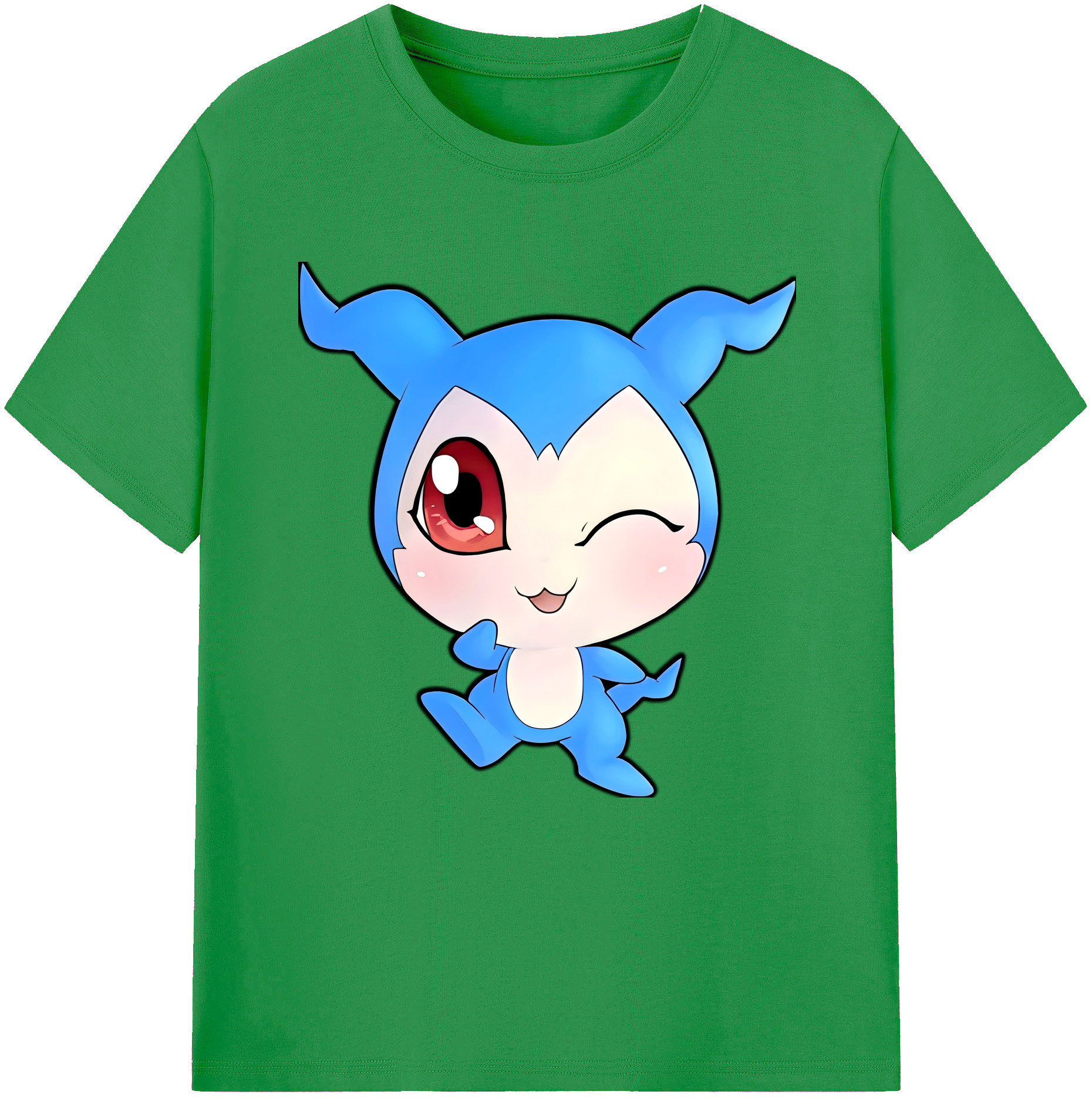 （画像用） Digimon デジタルモンスター/デジモン レディースカジュアルプリントTシャツ（綿100％）