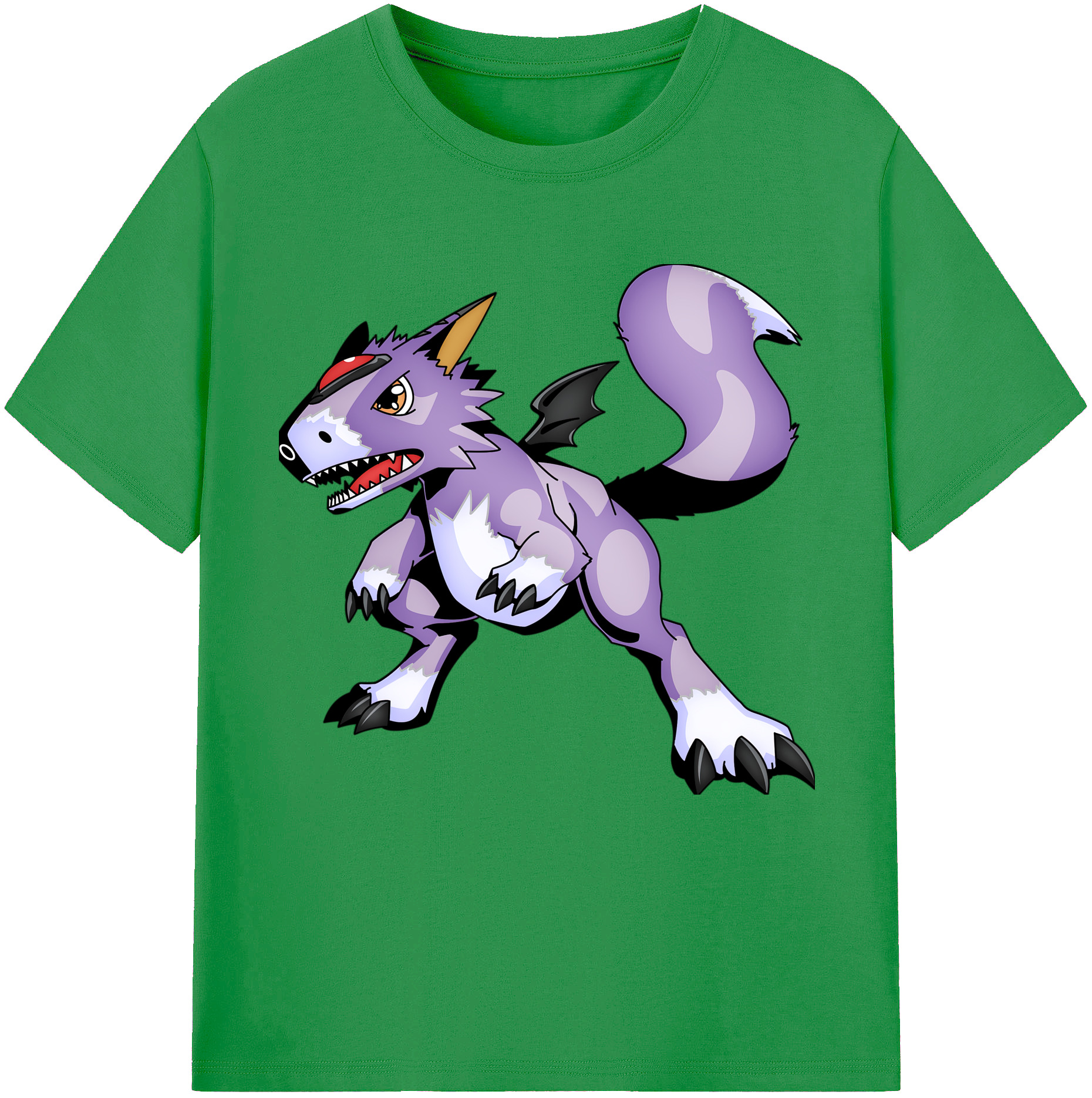 （画像用） Digimon デジタルモンスター/デジモン レディースカジュアルプリントTシャツ（綿100％）