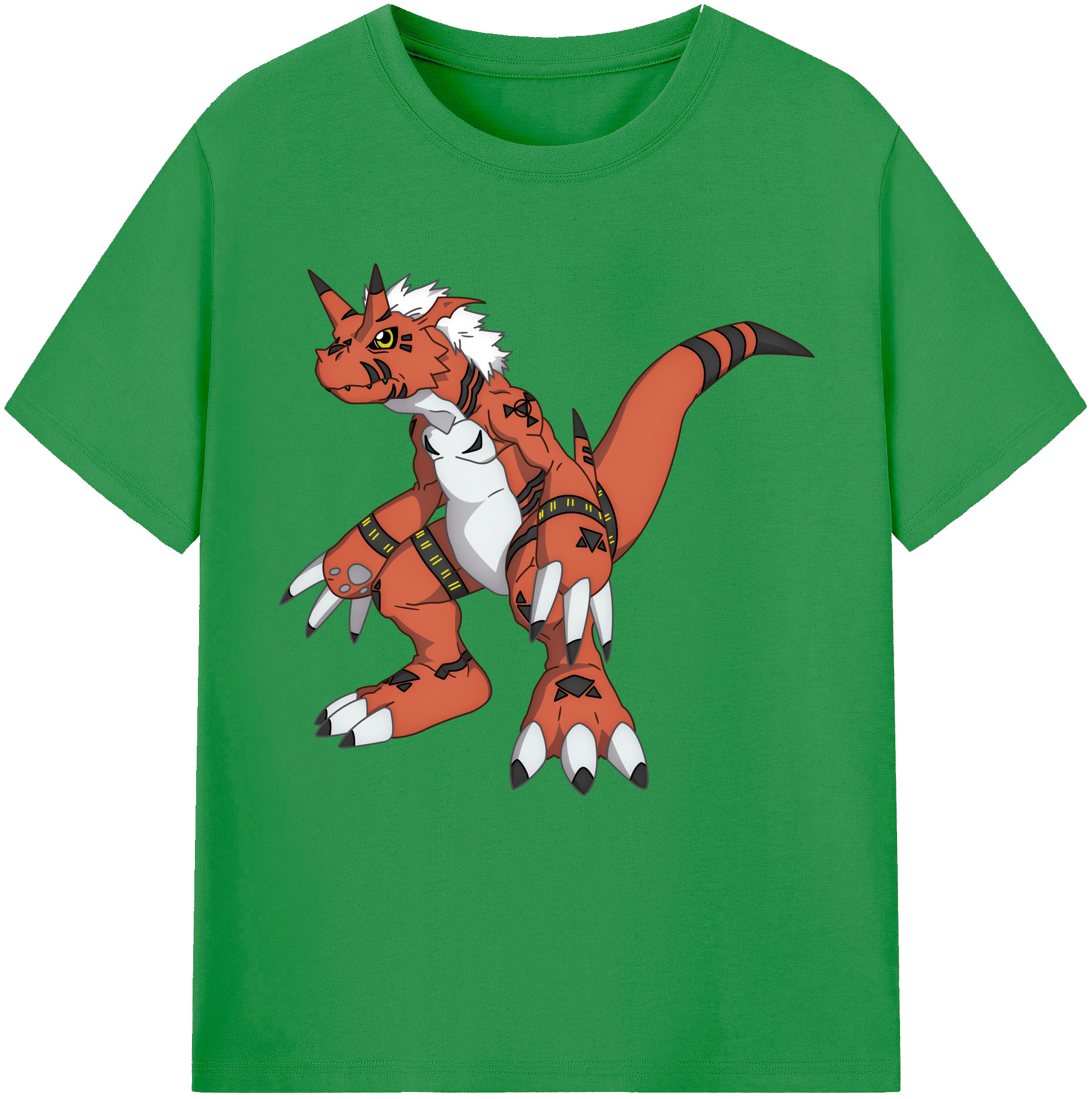 （画像用） Digimon デジタルモンスター/デジモン レディースカジュアルプリントTシャツ（綿100％）