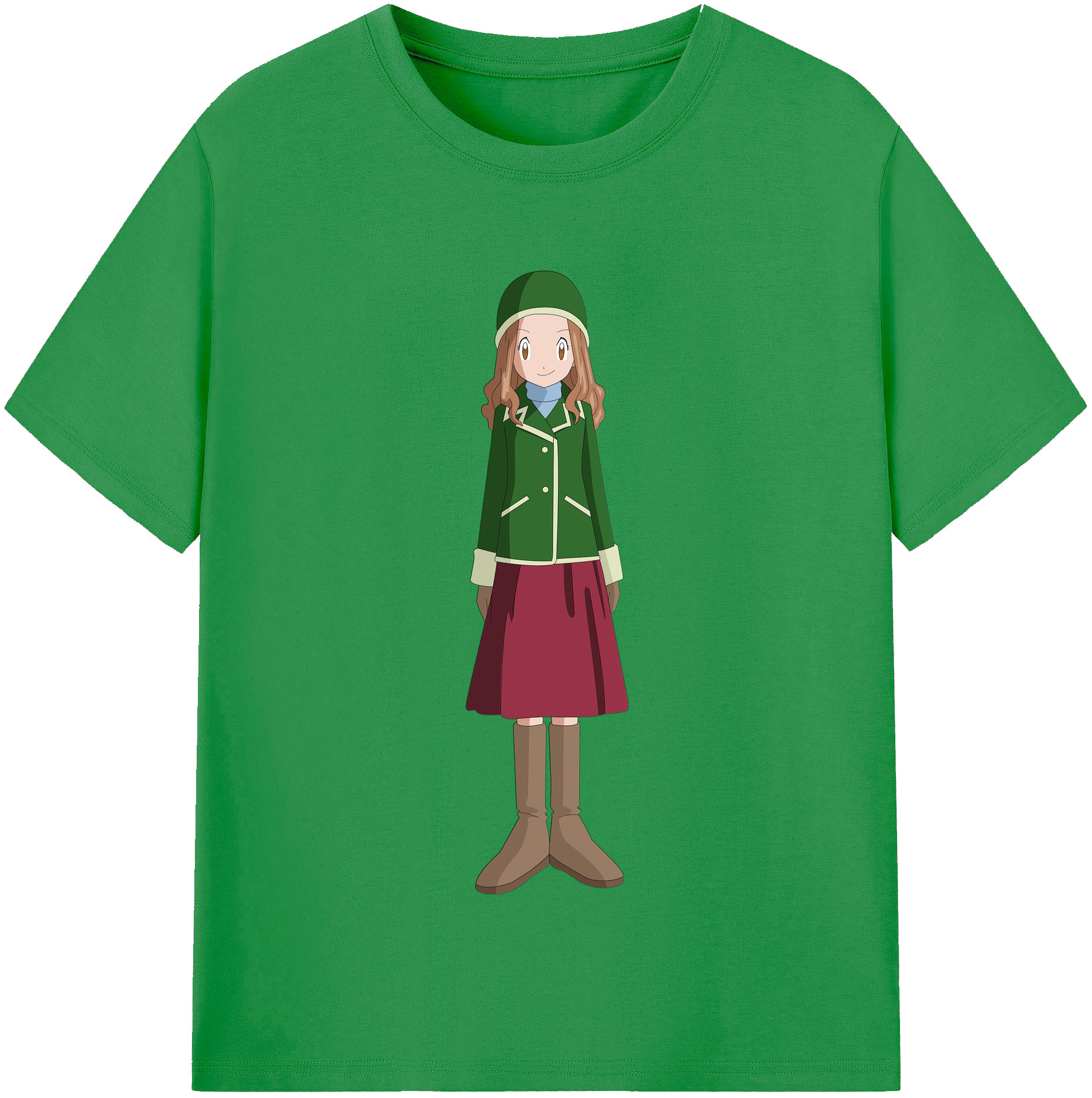 （画像用） Digimon デジタルモンスター/デジモン レディースカジュアルプリントTシャツ（綿100％）