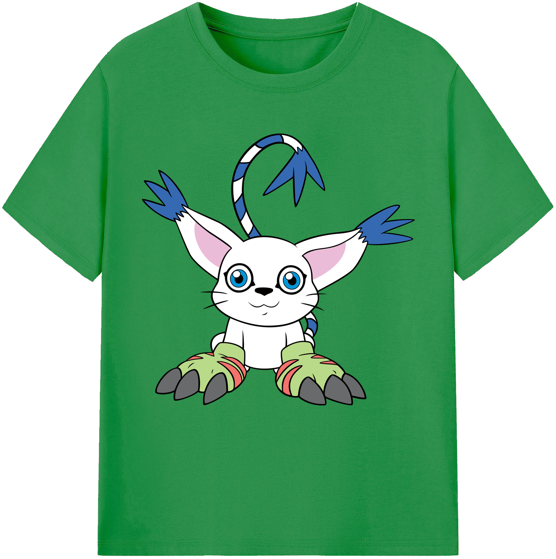 （画像用） Digimon デジタルモンスター/デジモン レディースカジュアルプリントTシャツ（綿100％）