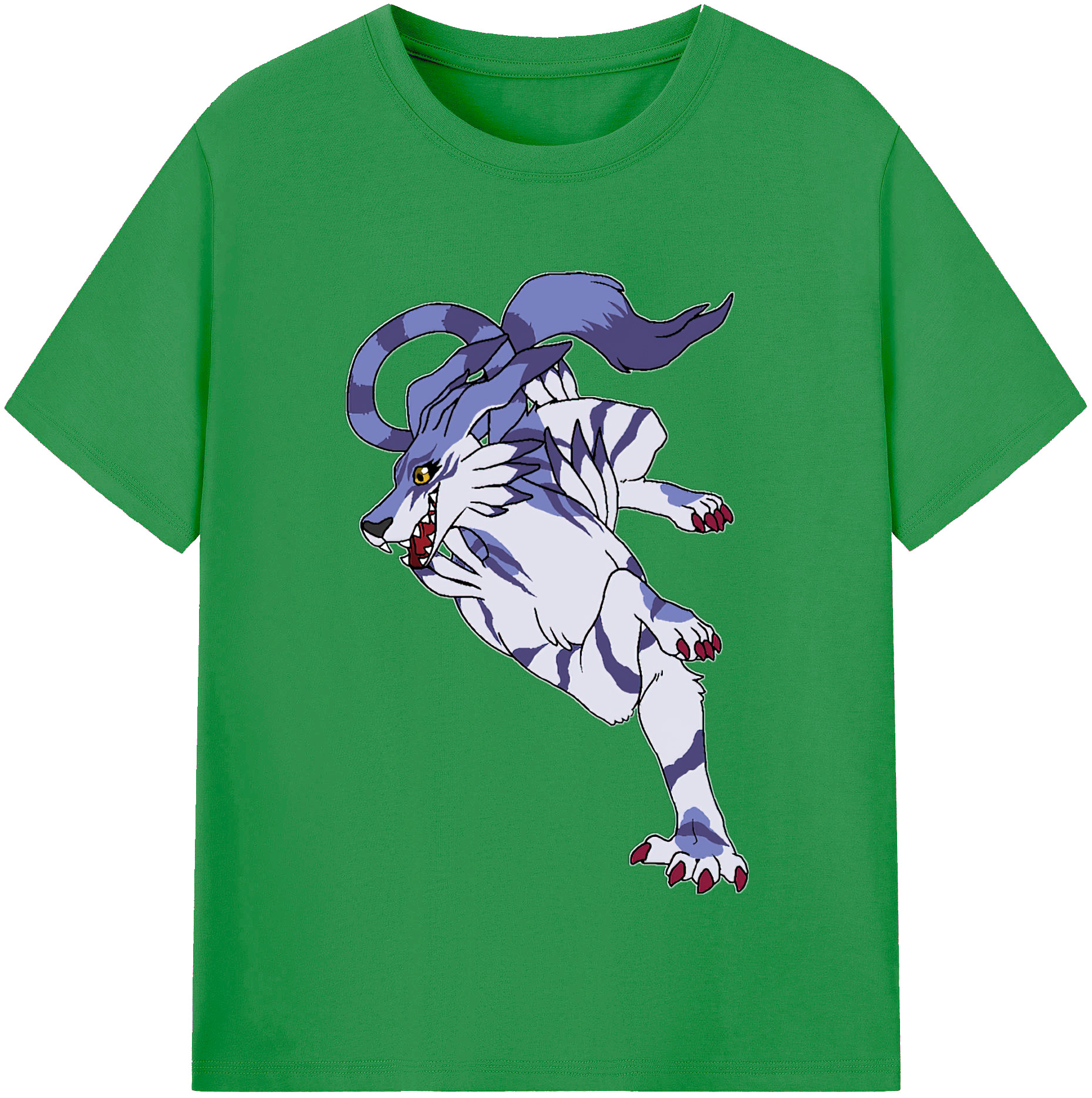 （画像用） Digimon デジタルモンスター/デジモン レディースカジュアルプリントTシャツ（綿100％）