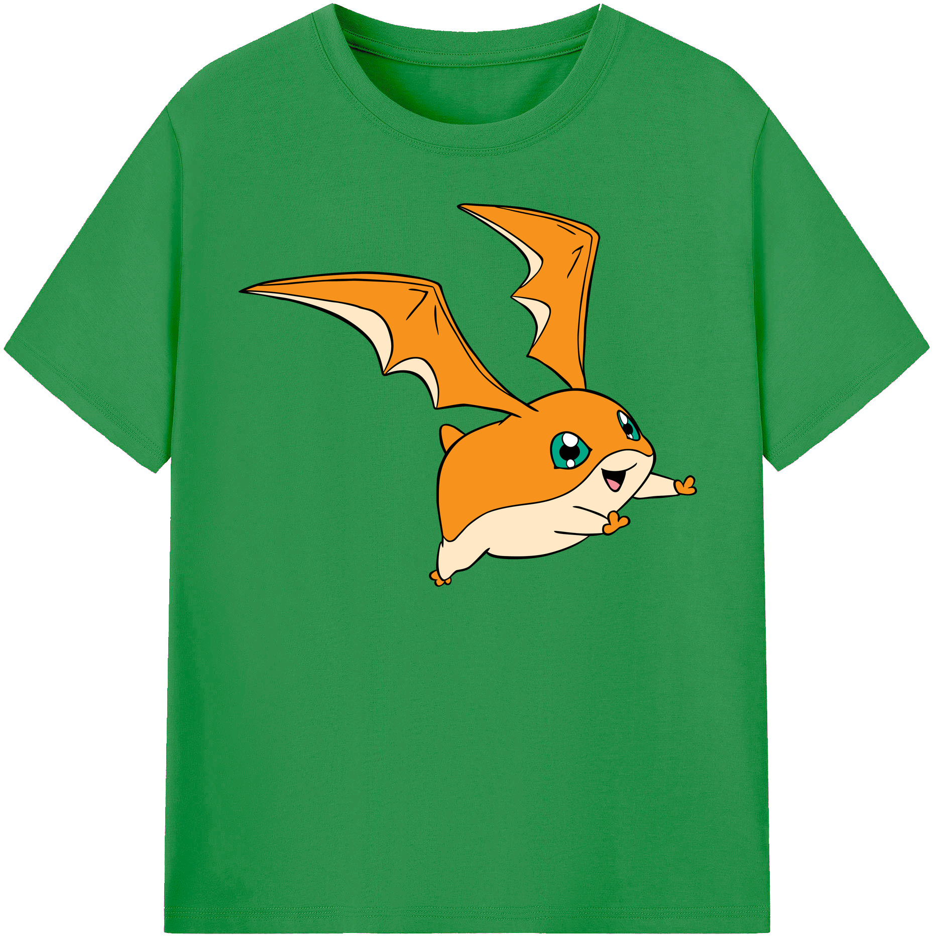 （画像用） Digimon デジタルモンスター/デジモン レディースカジュアルプリントTシャツ（綿100％）