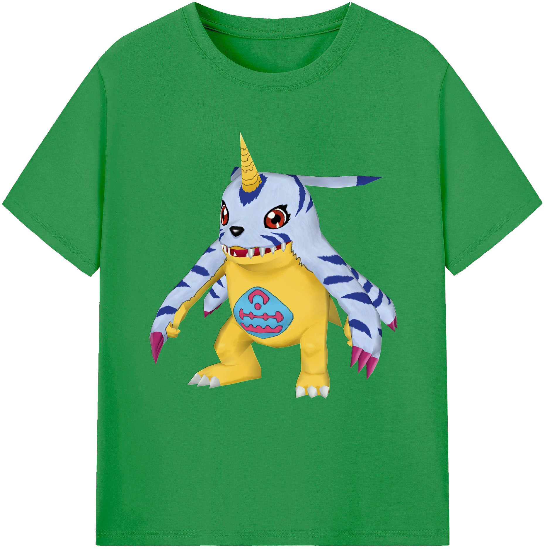 （画像用） Digimon デジタルモンスター/デジモン レディースカジュアルプリントTシャツ（綿100％）