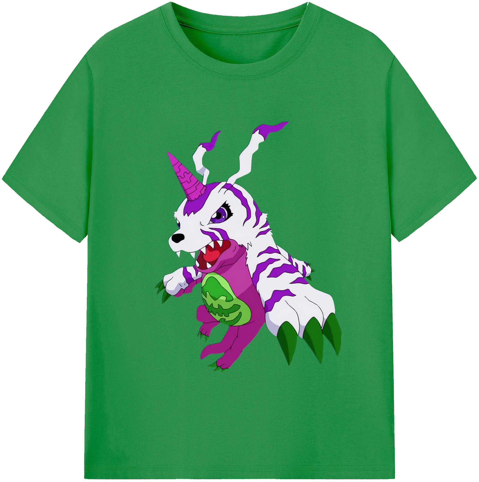 （画像用） Digimon デジタルモンスター/デジモン レディースカジュアルプリントTシャツ（綿100％）