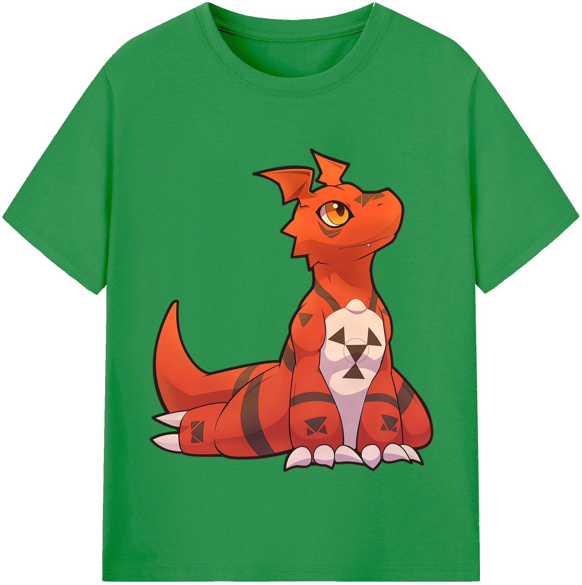（画像用） Digimon デジタルモンスター/デジモン レディースカジュアルプリントTシャツ（綿100％）