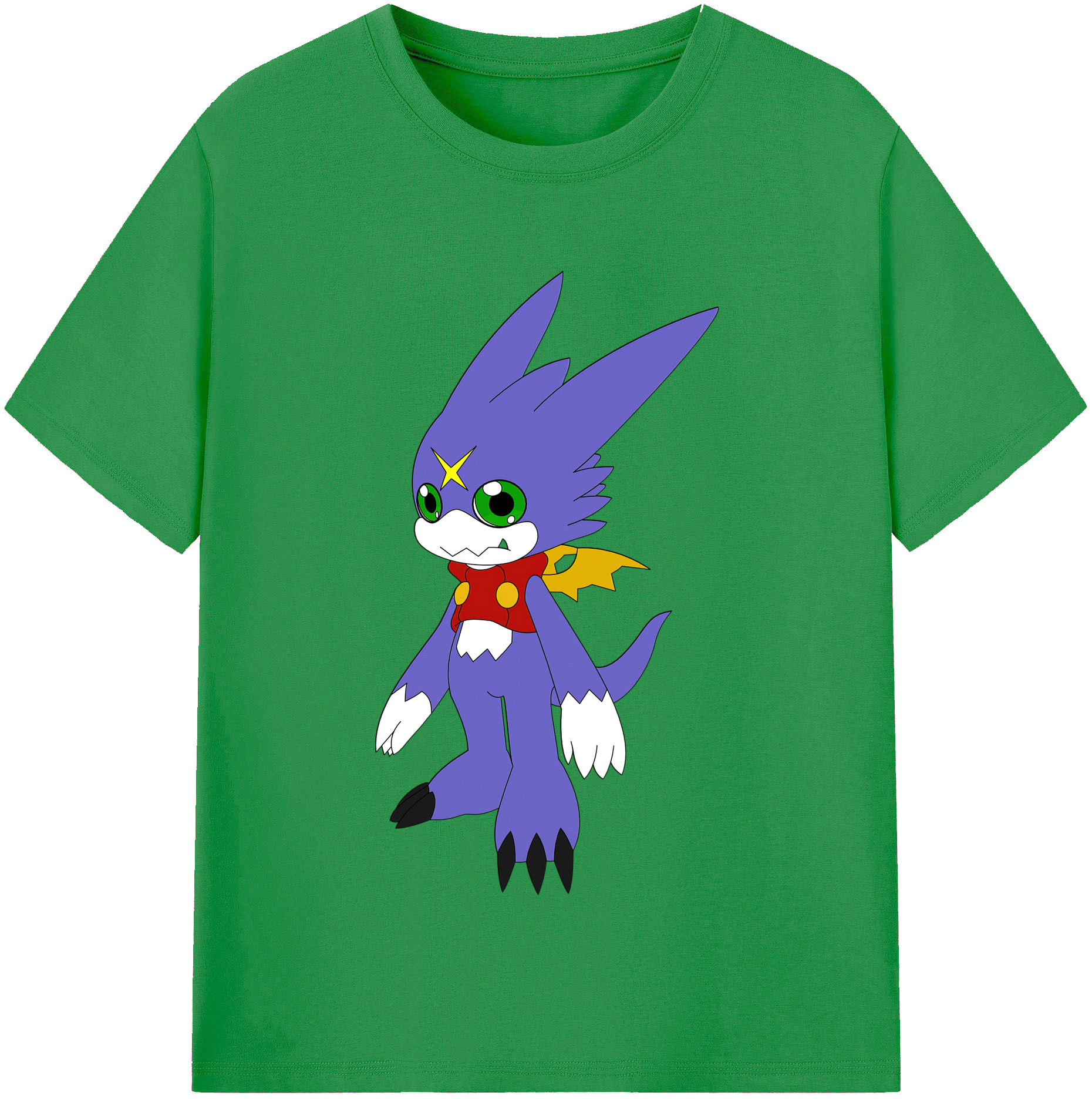 （画像用） Digimon デジタルモンスター/デジモン レディースカジュアルプリントTシャツ（綿100％）