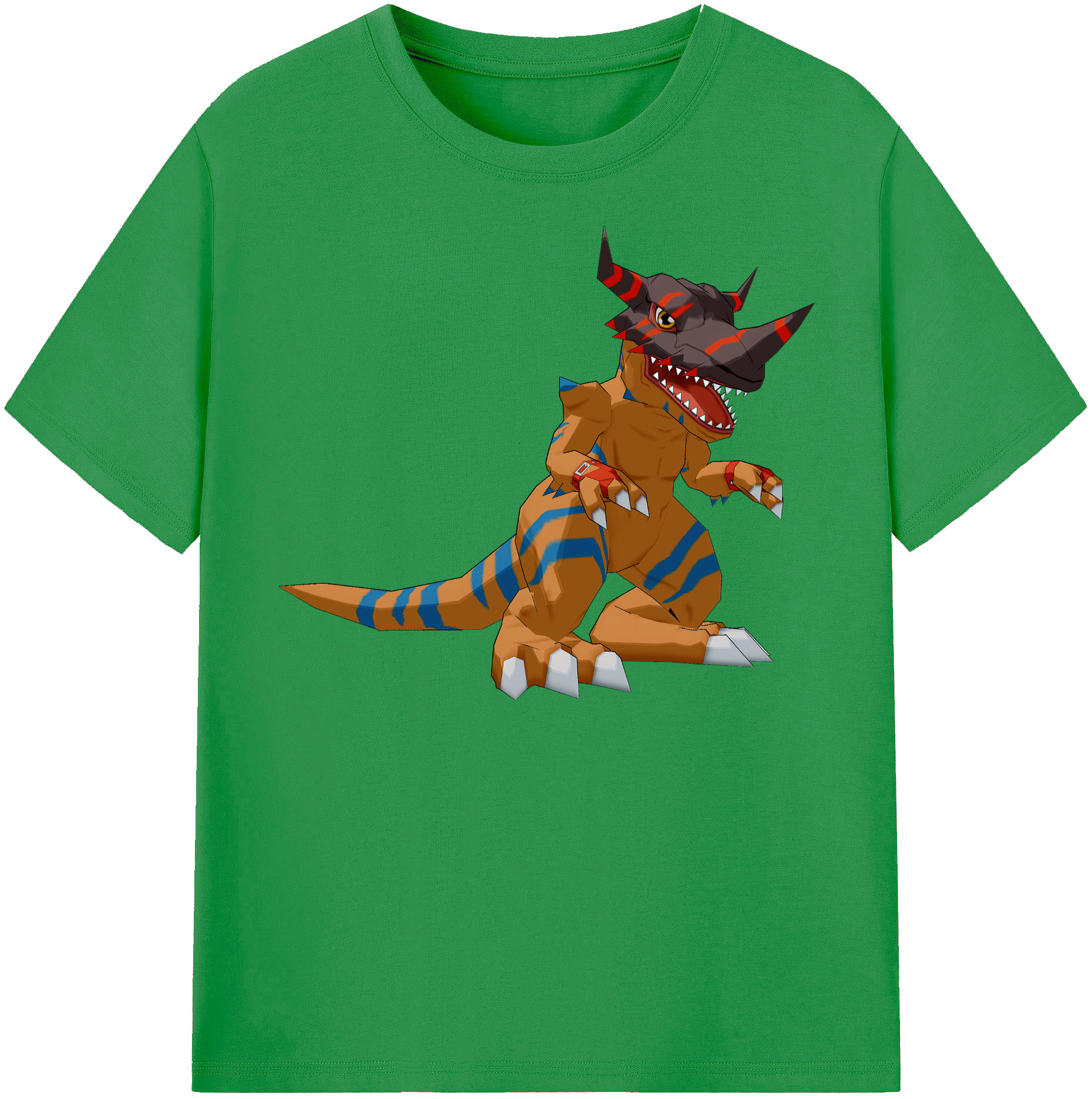 （画像用） Digimon デジタルモンスター/デジモン レディースカジュアルプリントTシャツ（綿100％）