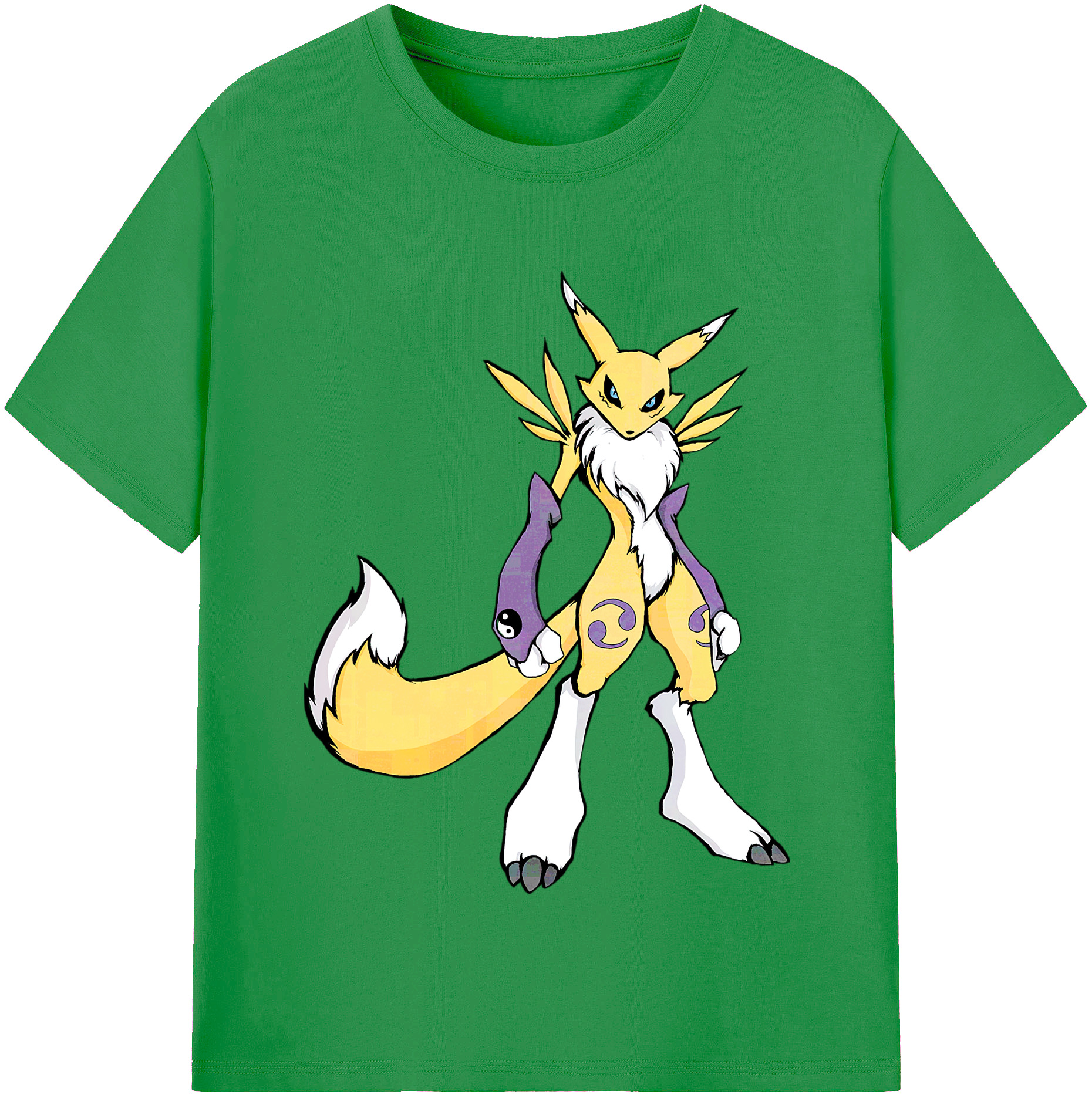 （画像用） Digimon デジタルモンスター/デジモン レディースカジュアルプリントTシャツ（綿100％）