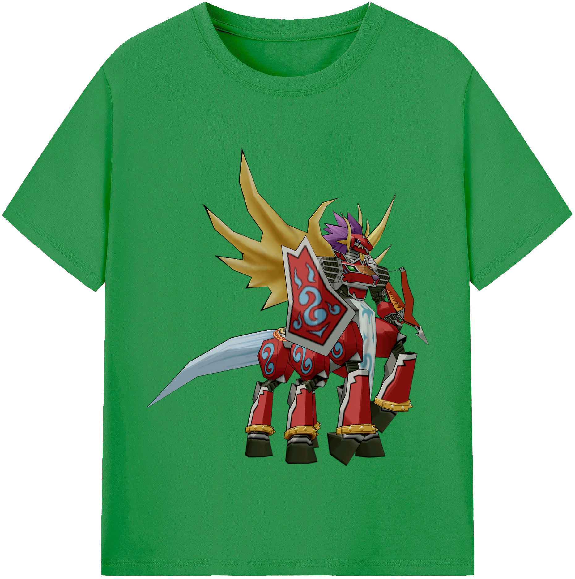 （画像用） Digimon デジタルモンスター/デジモン レディースカジュアルプリントTシャツ（綿100％）