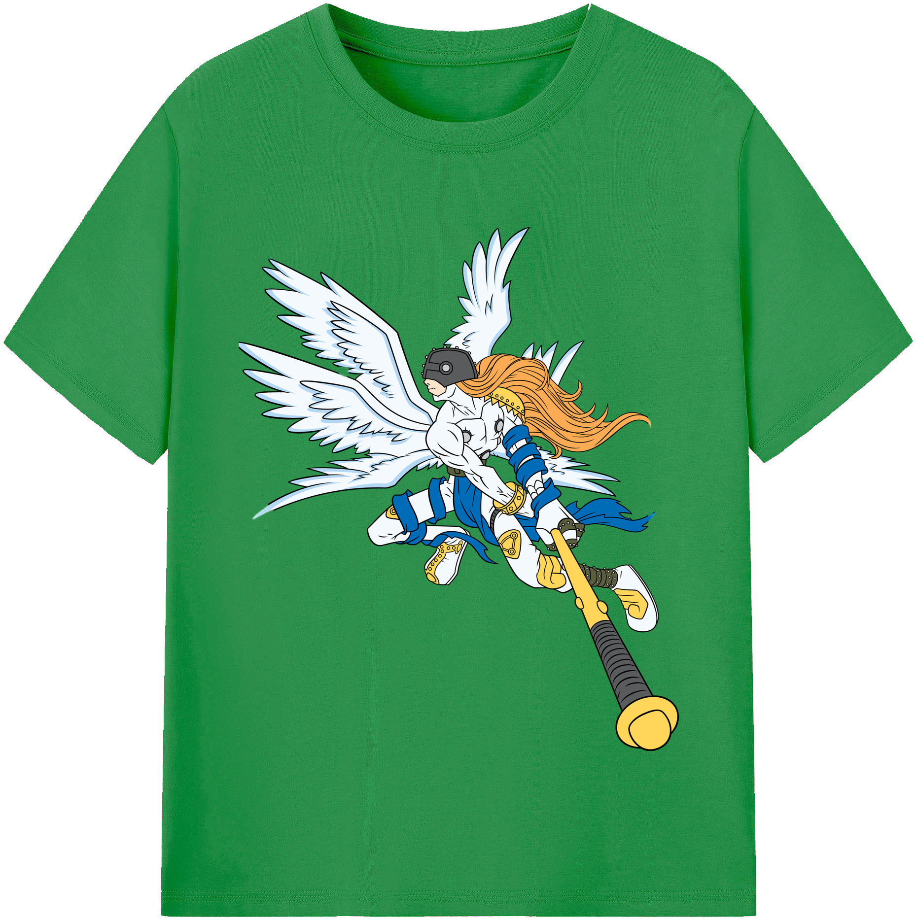 （画像用） Digimon デジタルモンスター/デジモン レディースカジュアルプリントTシャツ（綿100％）