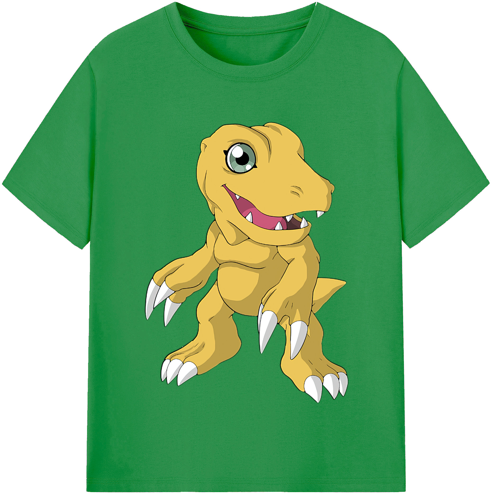 （画像用） Digimon デジタルモンスター/デジモン レディースカジュアルプリントTシャツ（綿100％）