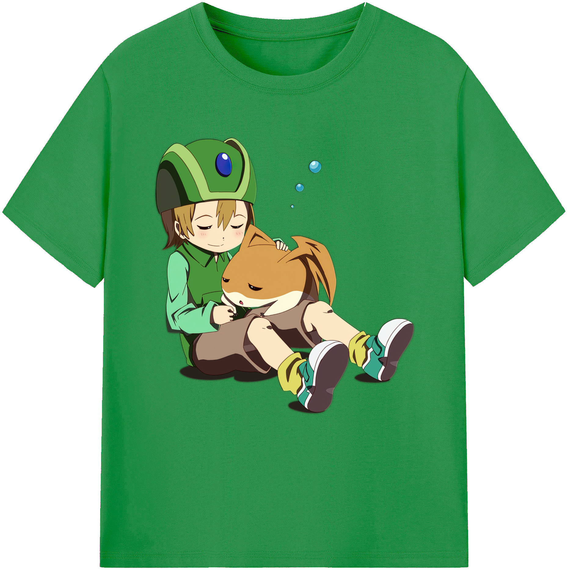 （画像用） Digimon デジタルモンスター/デジモン レディースカジュアルプリントTシャツ（綿100％）