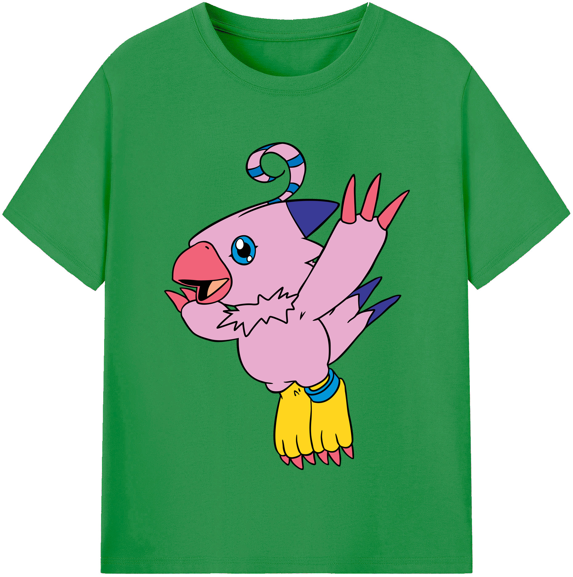 （画像用） Digimon デジタルモンスター/デジモン レディースカジュアルプリントTシャツ（綿100％）