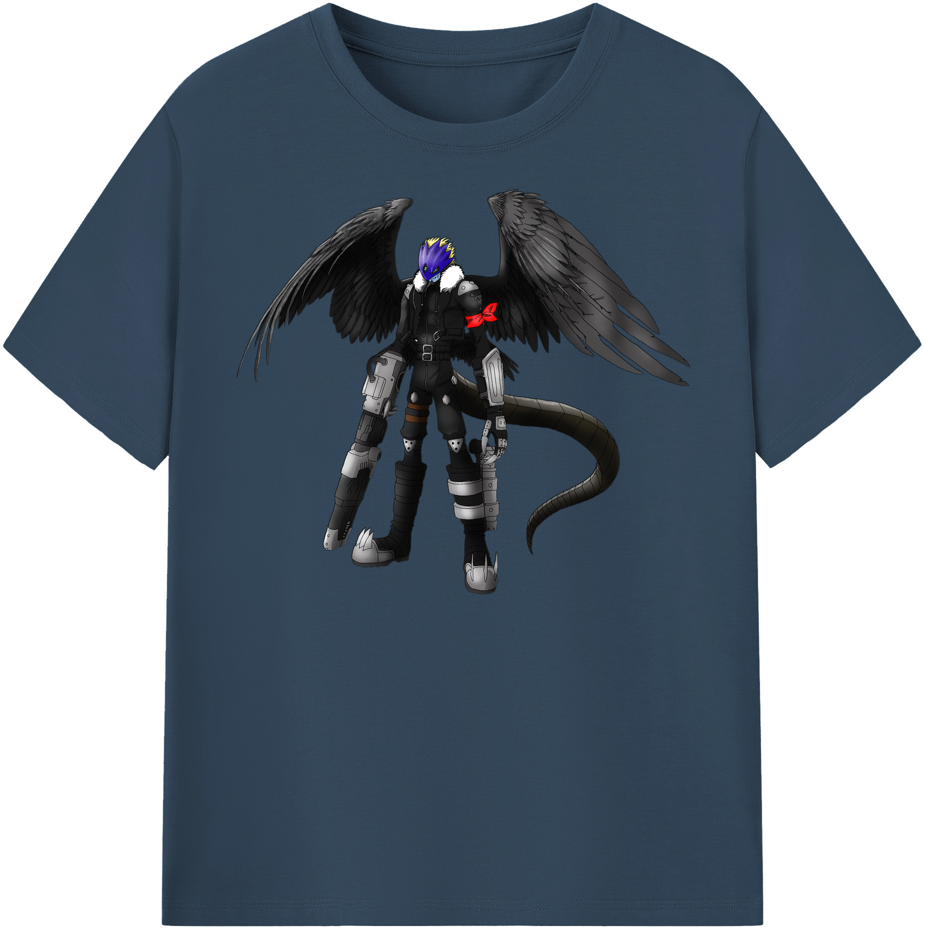 （画像用） Digimon デジタルモンスター/デジモン レディースカジュアルプリントTシャツ（綿100％）