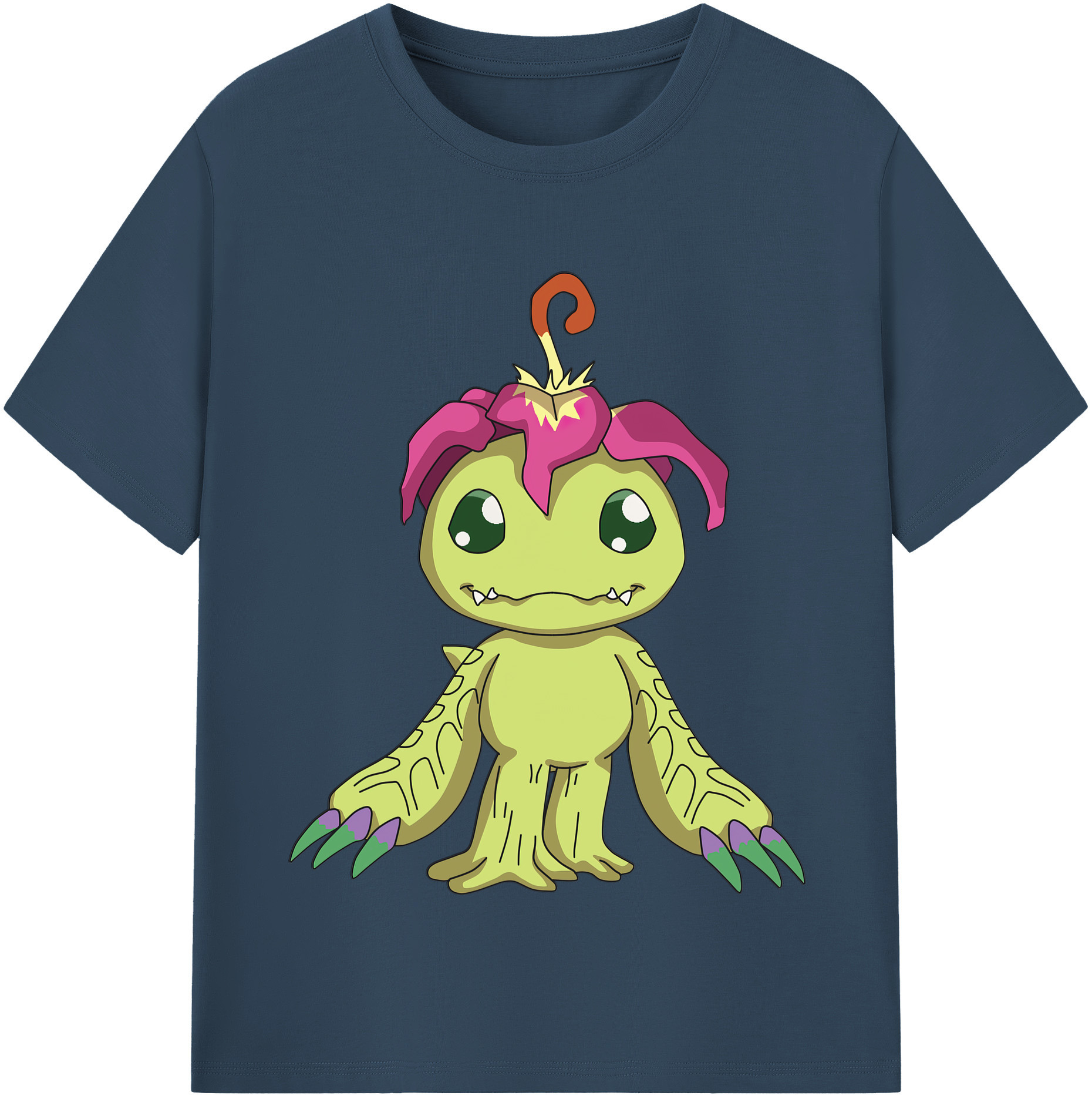 （画像用） Digimon デジタルモンスター/デジモン レディースカジュアルプリントTシャツ（綿100％）