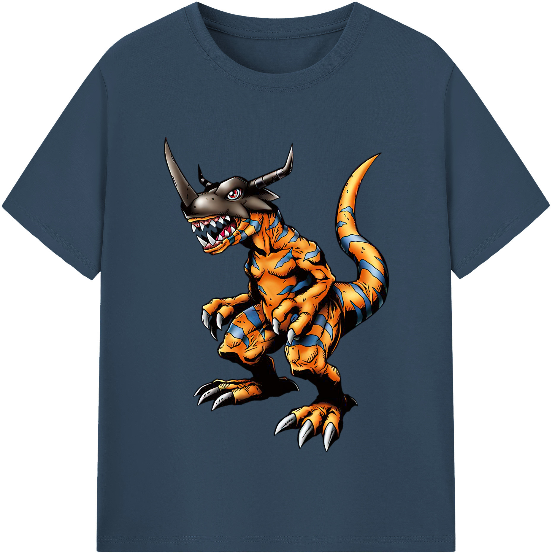（画像用） Digimon デジタルモンスター/デジモン レディースカジュアルプリントTシャツ（綿100％）