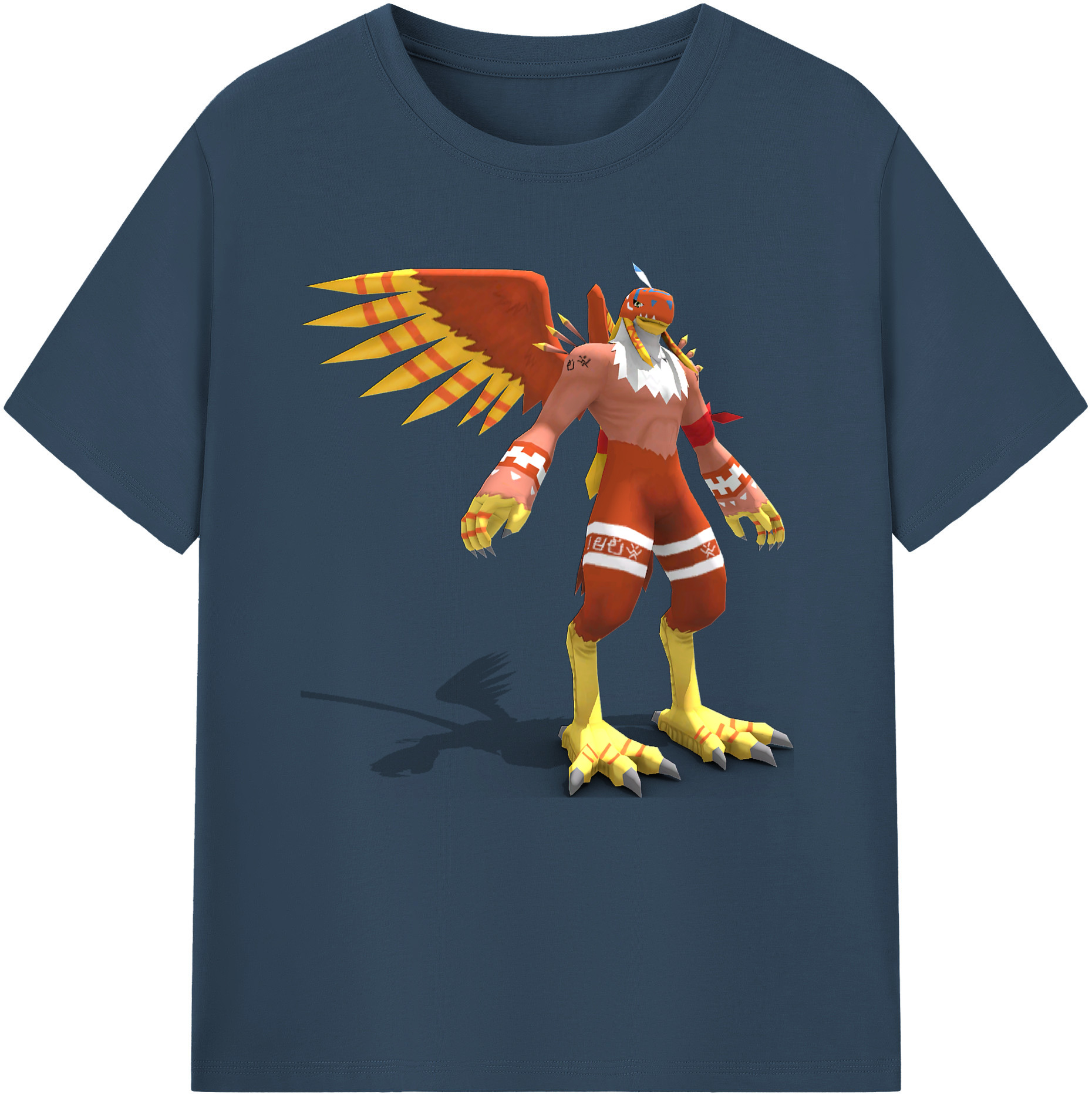 （画像用） Digimon デジタルモンスター/デジモン レディースカジュアルプリントTシャツ（綿100％）