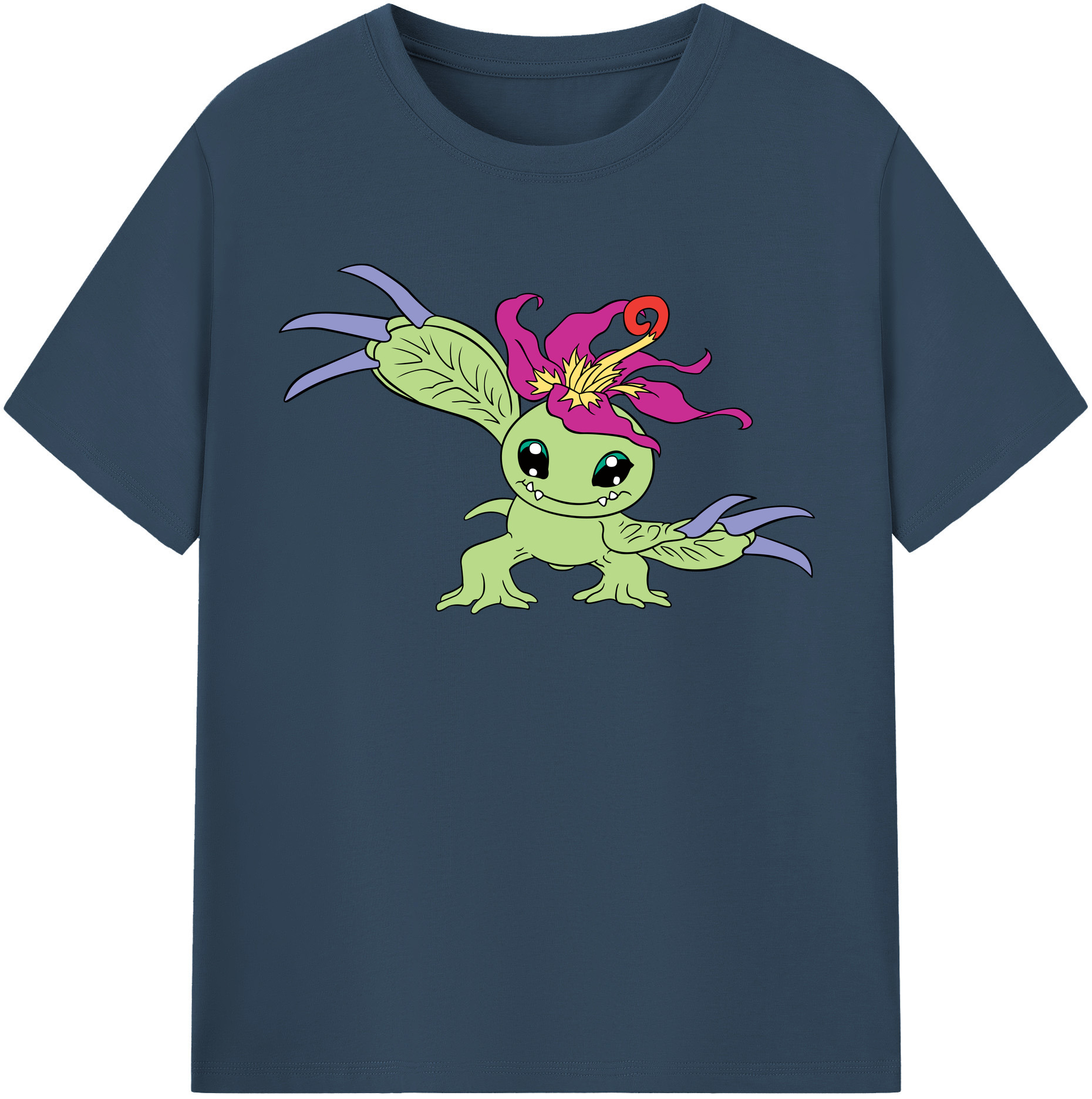 （画像用） Digimon デジタルモンスター/デジモン レディースカジュアルプリントTシャツ（綿100％）
