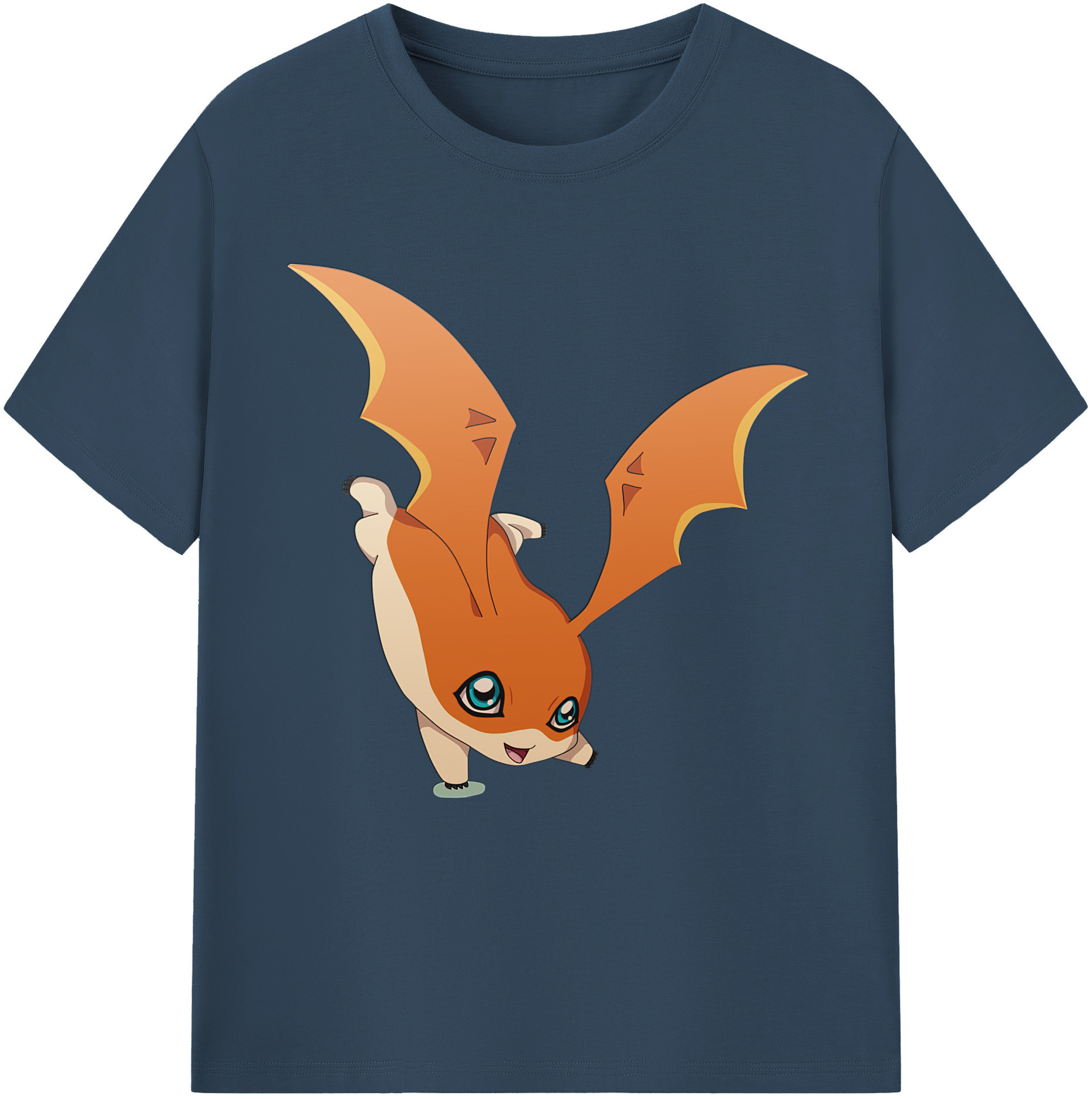 （画像用） Digimon デジタルモンスター/デジモン レディースカジュアルプリントTシャツ（綿100％）