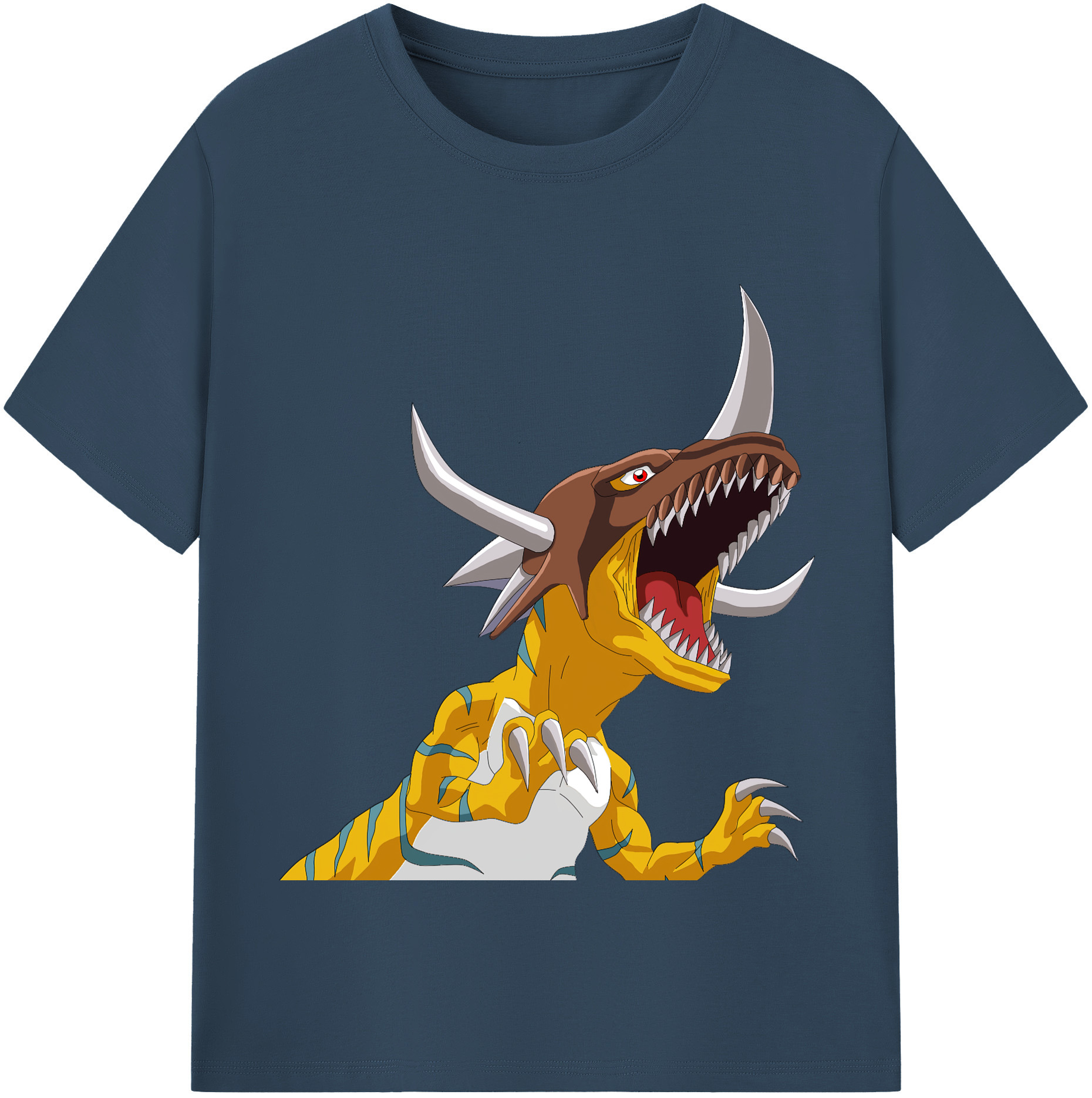 （画像用） Digimon デジタルモンスター/デジモン レディースカジュアルプリントTシャツ（綿100％）