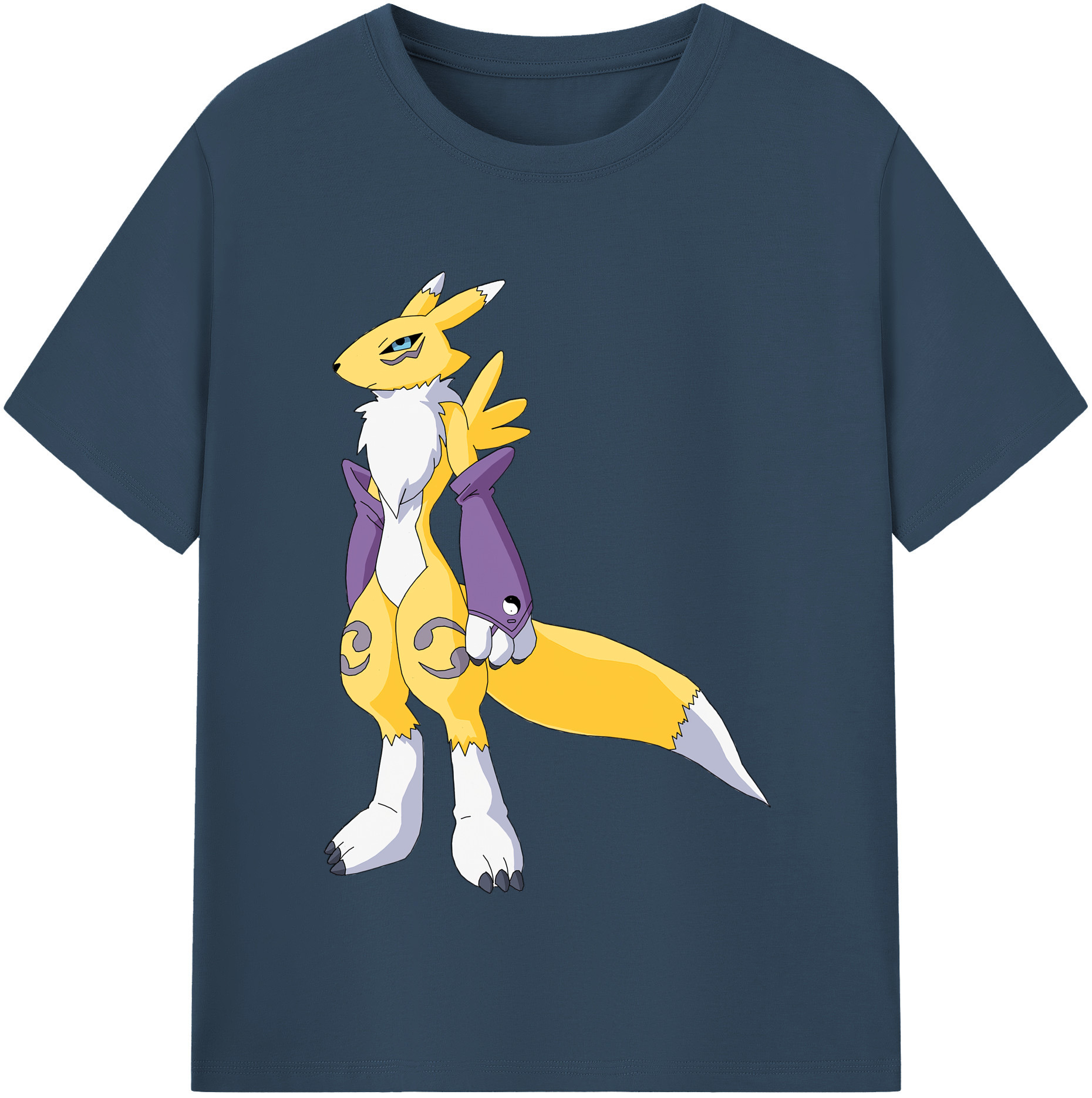 （画像用） Digimon デジタルモンスター/デジモン レディースカジュアルプリントTシャツ（綿100％）