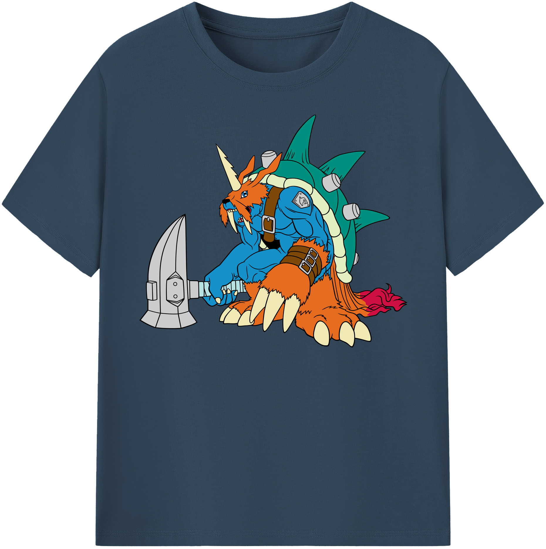 （画像用） Digimon デジタルモンスター/デジモン レディースカジュアルプリントTシャツ（綿100％）