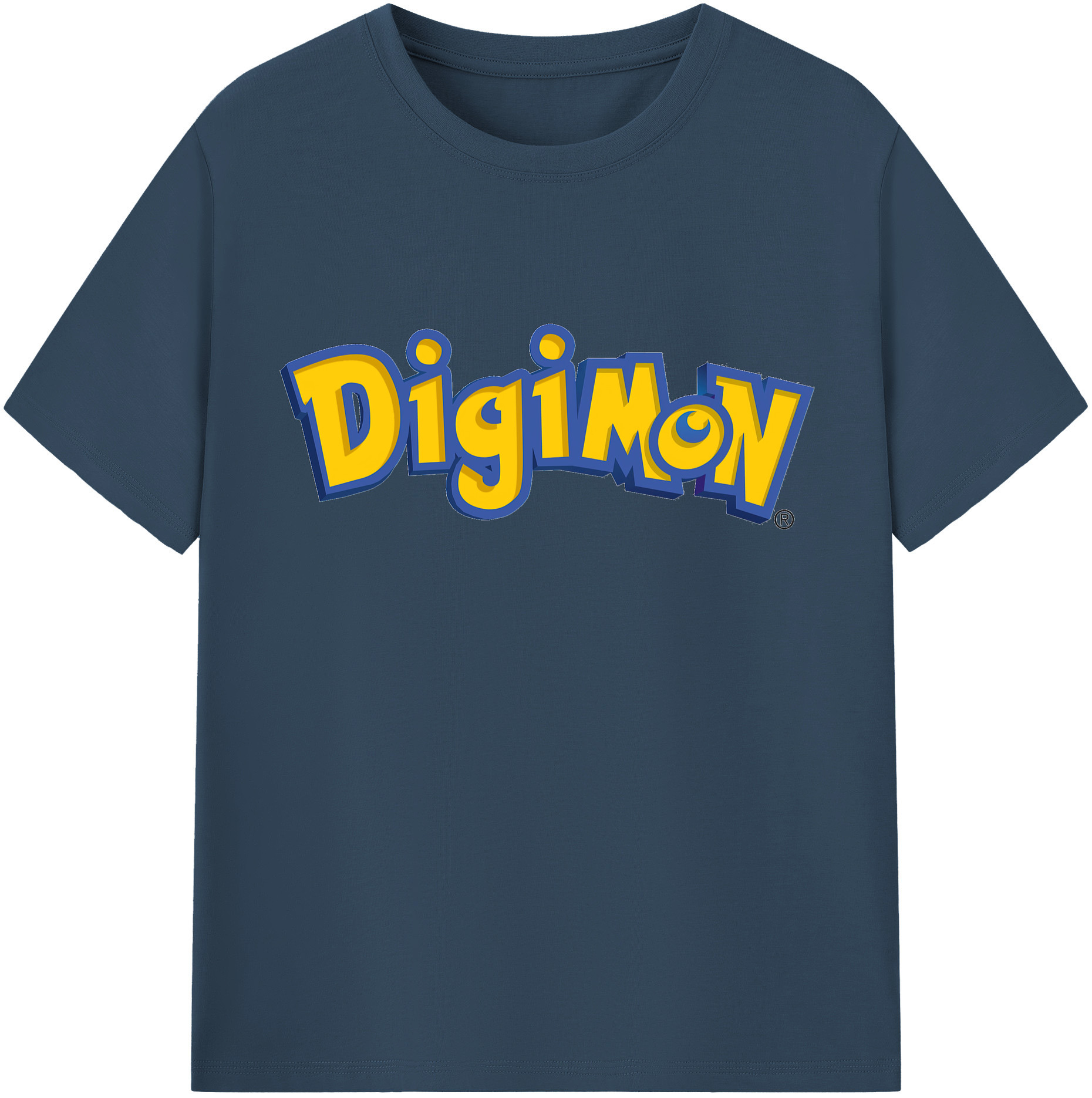 （画像用） Digimon デジタルモンスター/デジモン レディースカジュアルプリントTシャツ（綿100％）