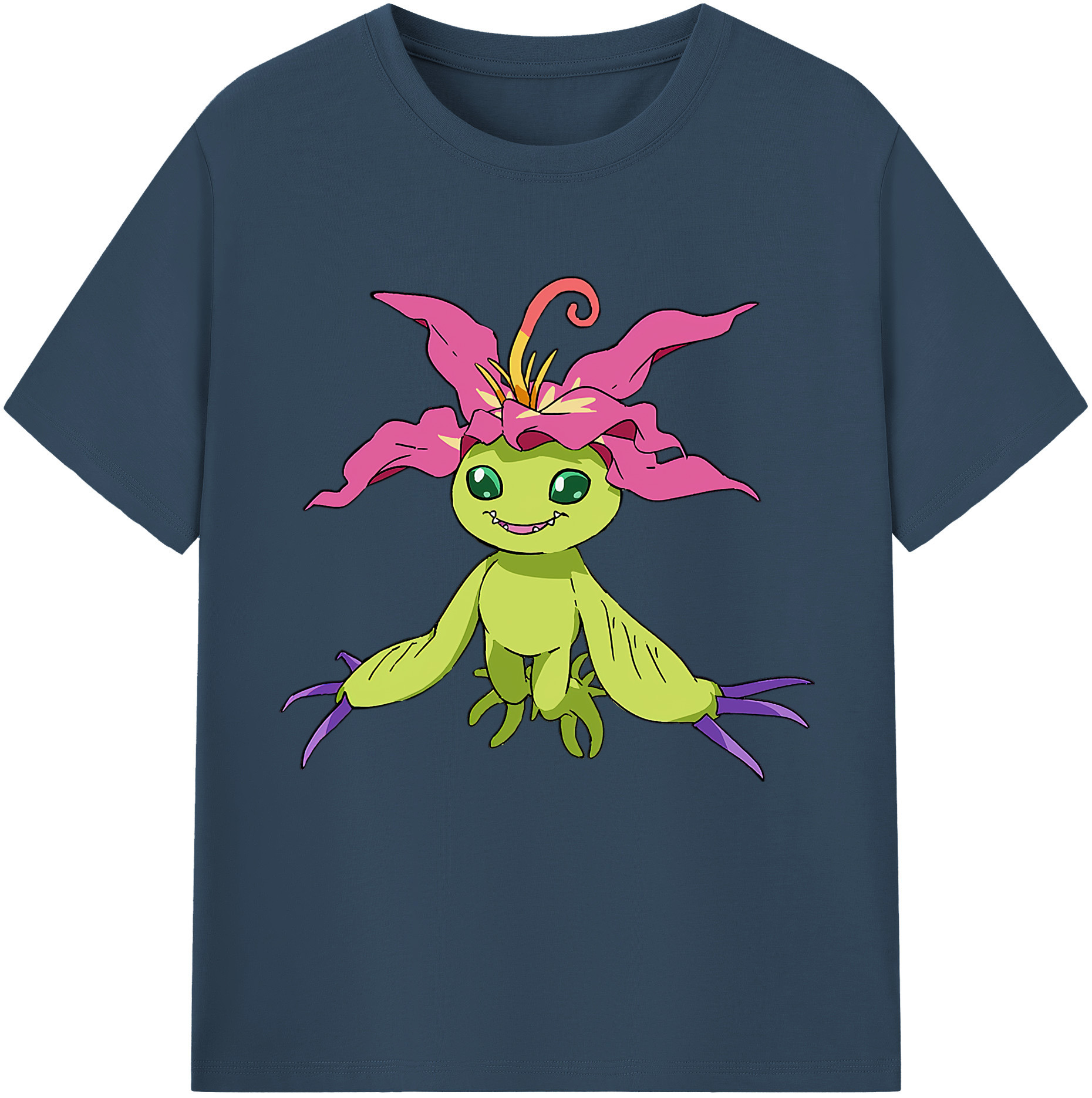 （画像用） Digimon デジタルモンスター/デジモン レディースカジュアルプリントTシャツ（綿100％）