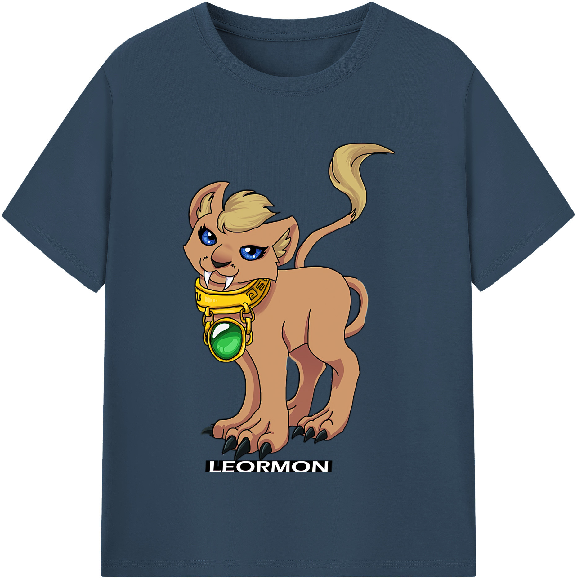 （画像用） Digimon デジタルモンスター/デジモン レディースカジュアルプリントTシャツ（綿100％）