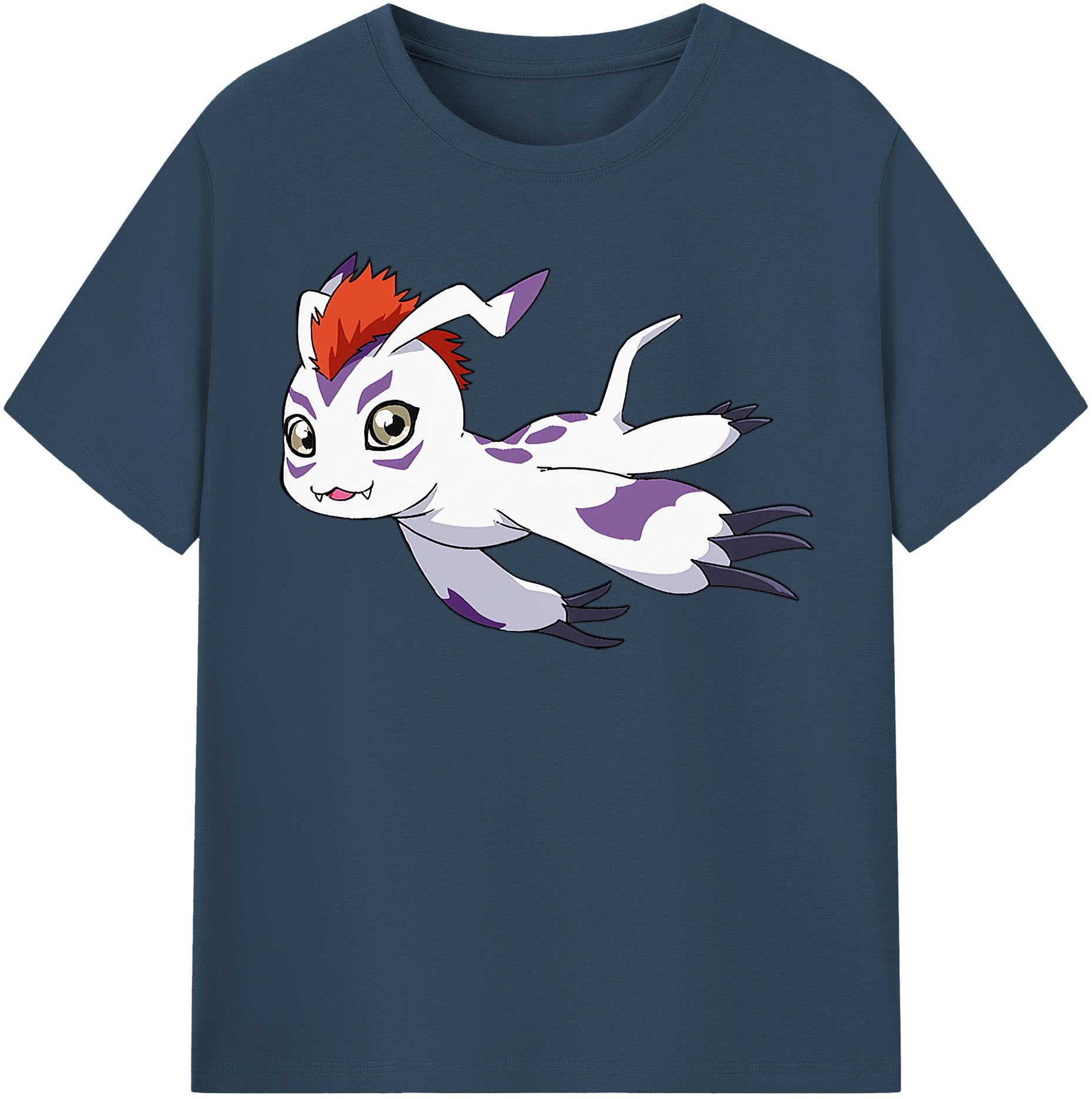 （画像用） Digimon デジタルモンスター/デジモン レディースカジュアルプリントTシャツ（綿100％）