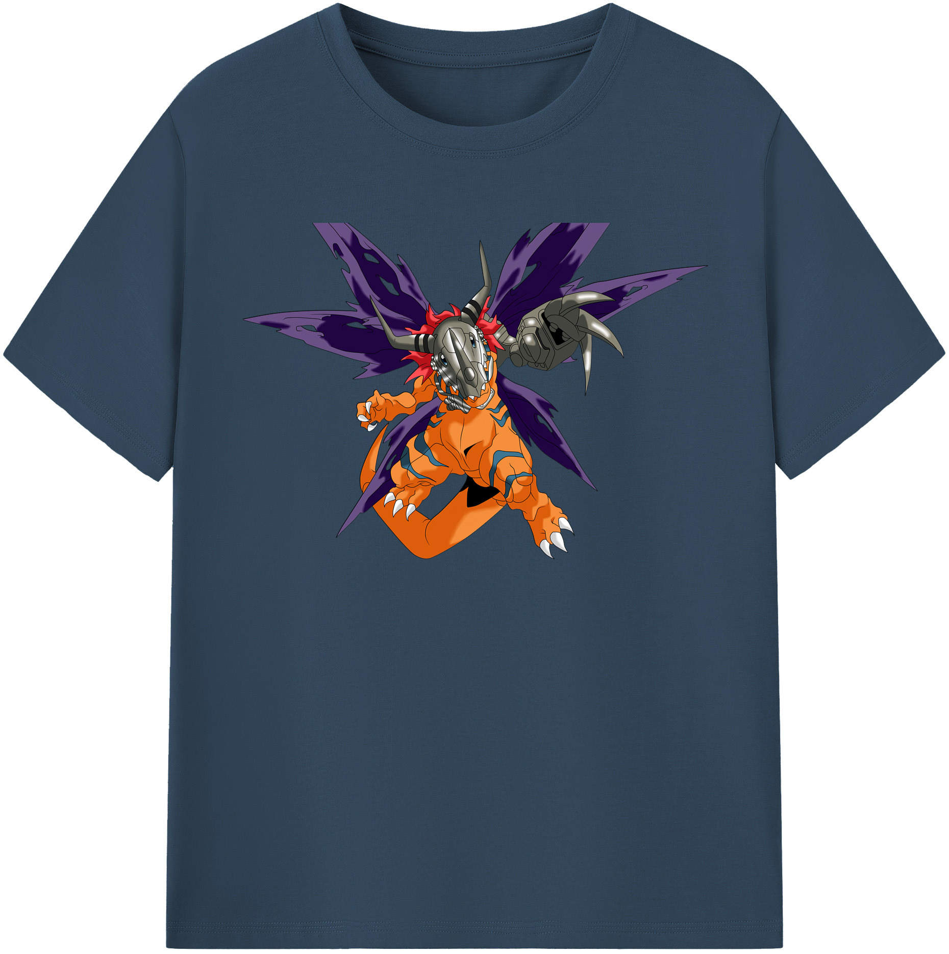 （画像用） Digimon デジタルモンスター/デジモン レディースカジュアルプリントTシャツ（綿100％）