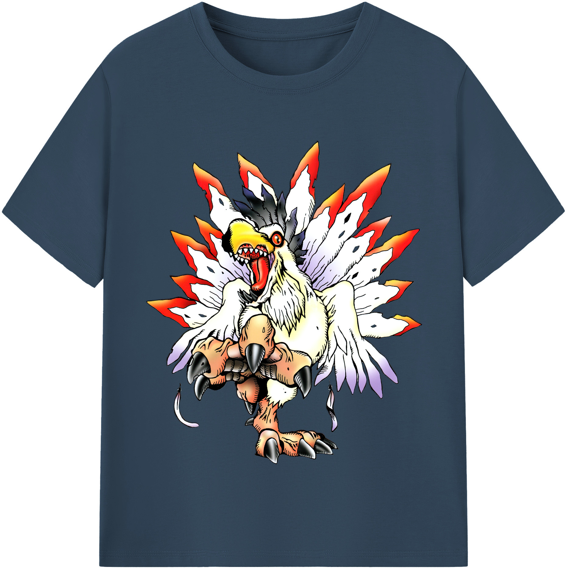 （画像用） Digimon デジタルモンスター/デジモン レディースカジュアルプリントTシャツ（綿100％）