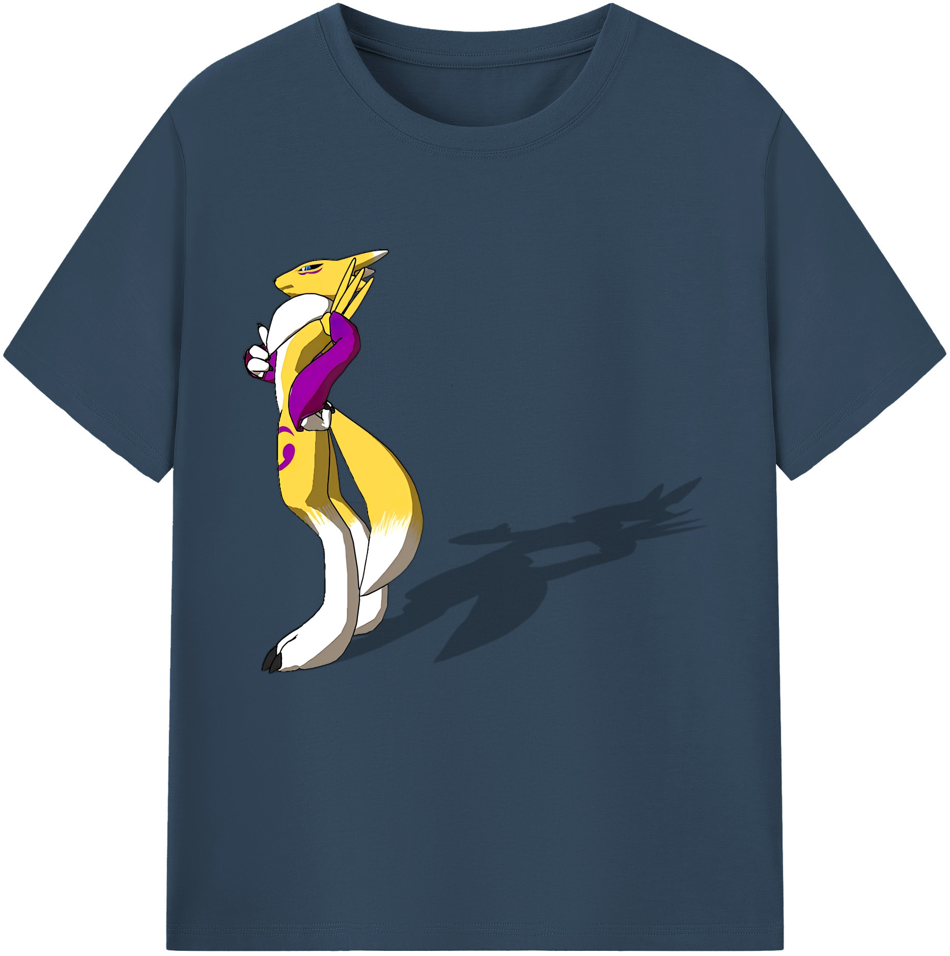 （画像用） Digimon デジタルモンスター/デジモン レディースカジュアルプリントTシャツ（綿100％）