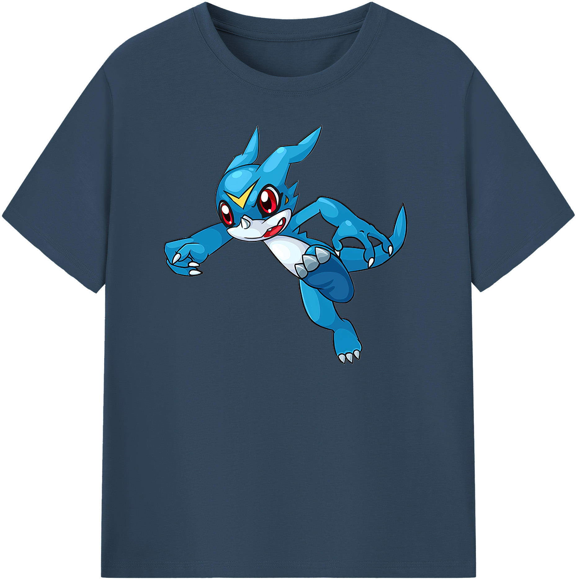 （画像用） Digimon デジタルモンスター/デジモン レディースカジュアルプリントTシャツ（綿100％）