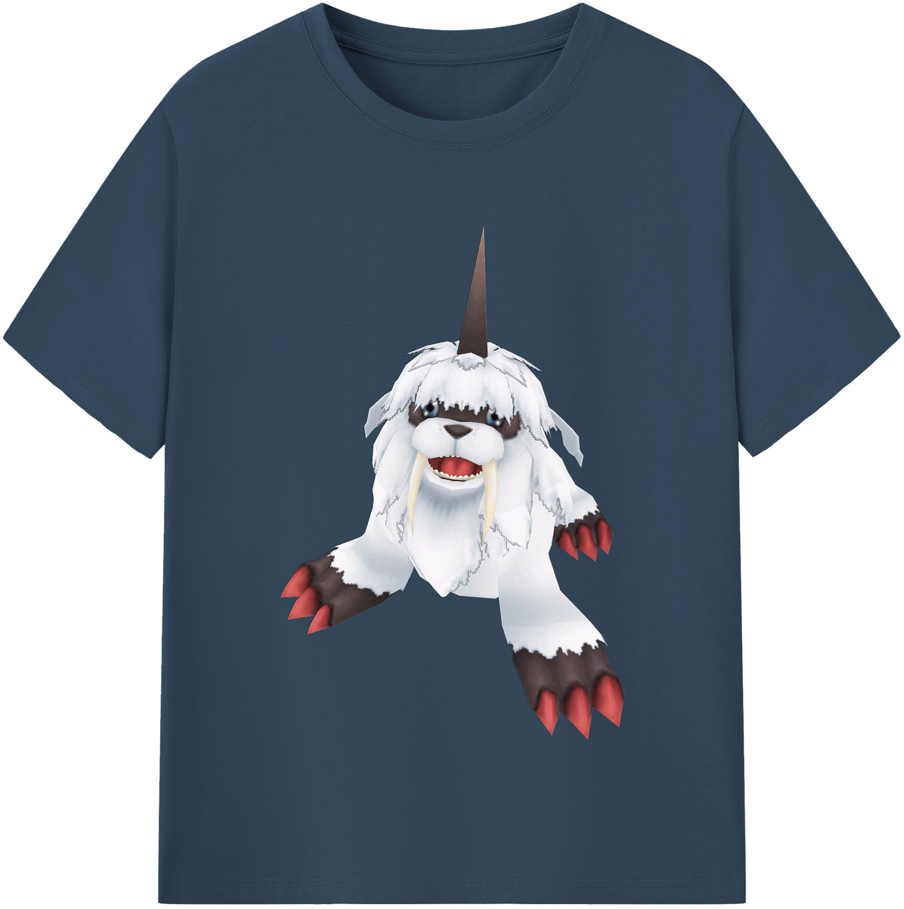 （画像用） Digimon デジタルモンスター/デジモン レディースカジュアルプリントTシャツ（綿100％）