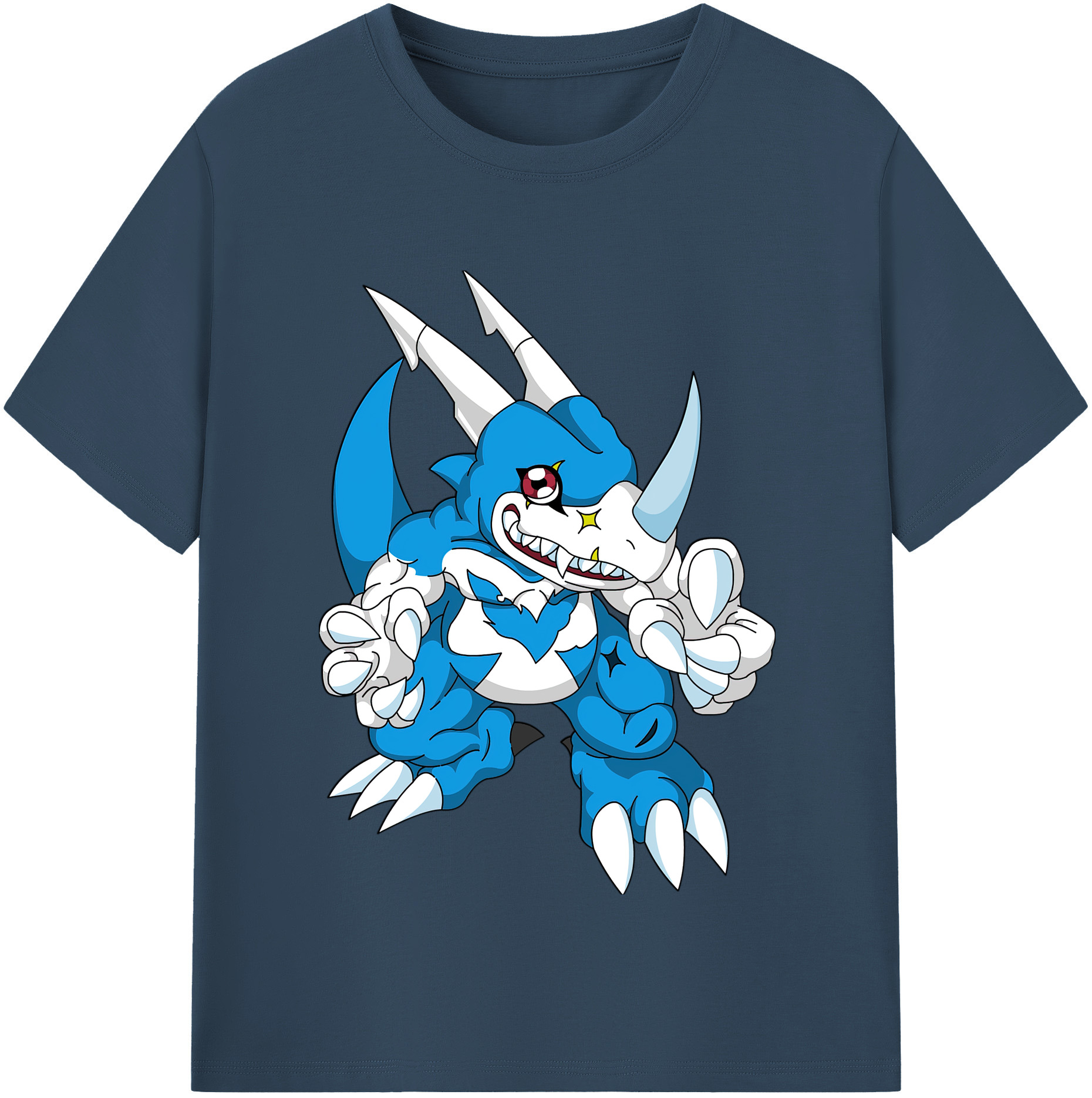 （画像用） Digimon デジタルモンスター/デジモン レディースカジュアルプリントTシャツ（綿100％）