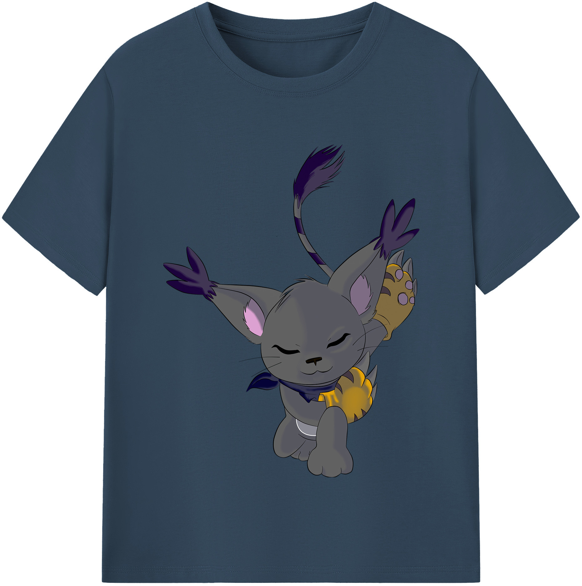 （画像用） Digimon デジタルモンスター/デジモン レディースカジュアルプリントTシャツ（綿100％）
