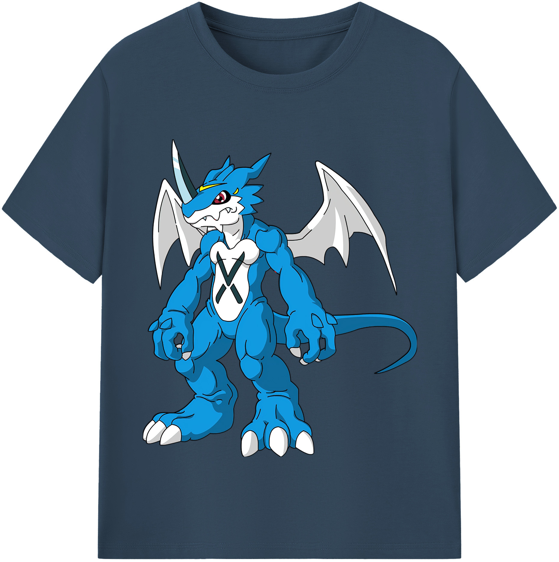 （画像用） Digimon デジタルモンスター/デジモン レディースカジュアルプリントTシャツ（綿100％）