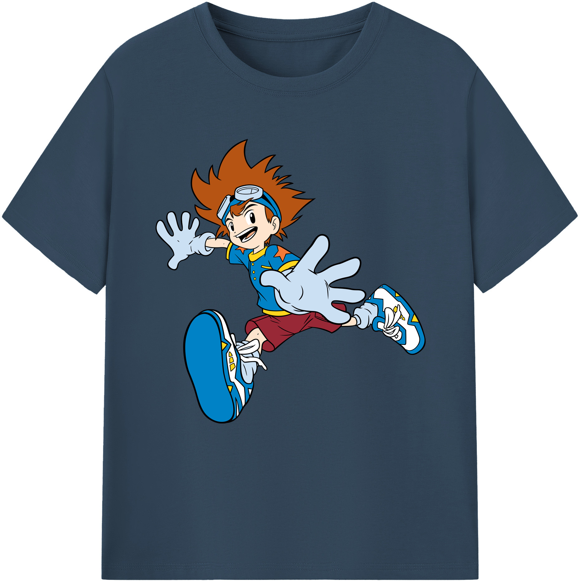 （画像用） Digimon デジタルモンスター/デジモン レディースカジュアルプリントTシャツ（綿100％）