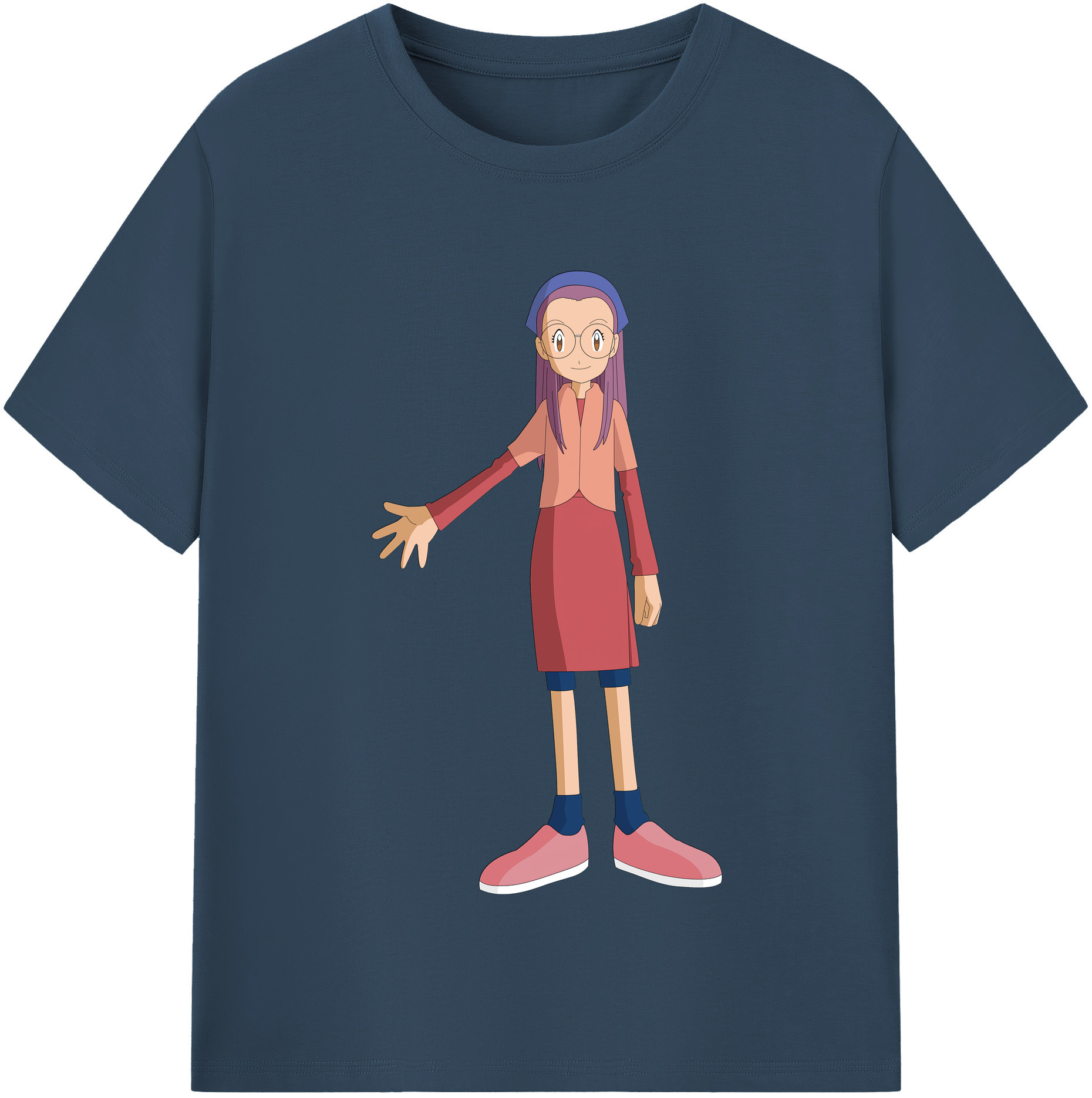 （画像用） Digimon デジタルモンスター/デジモン レディースカジュアルプリントTシャツ（綿100％）