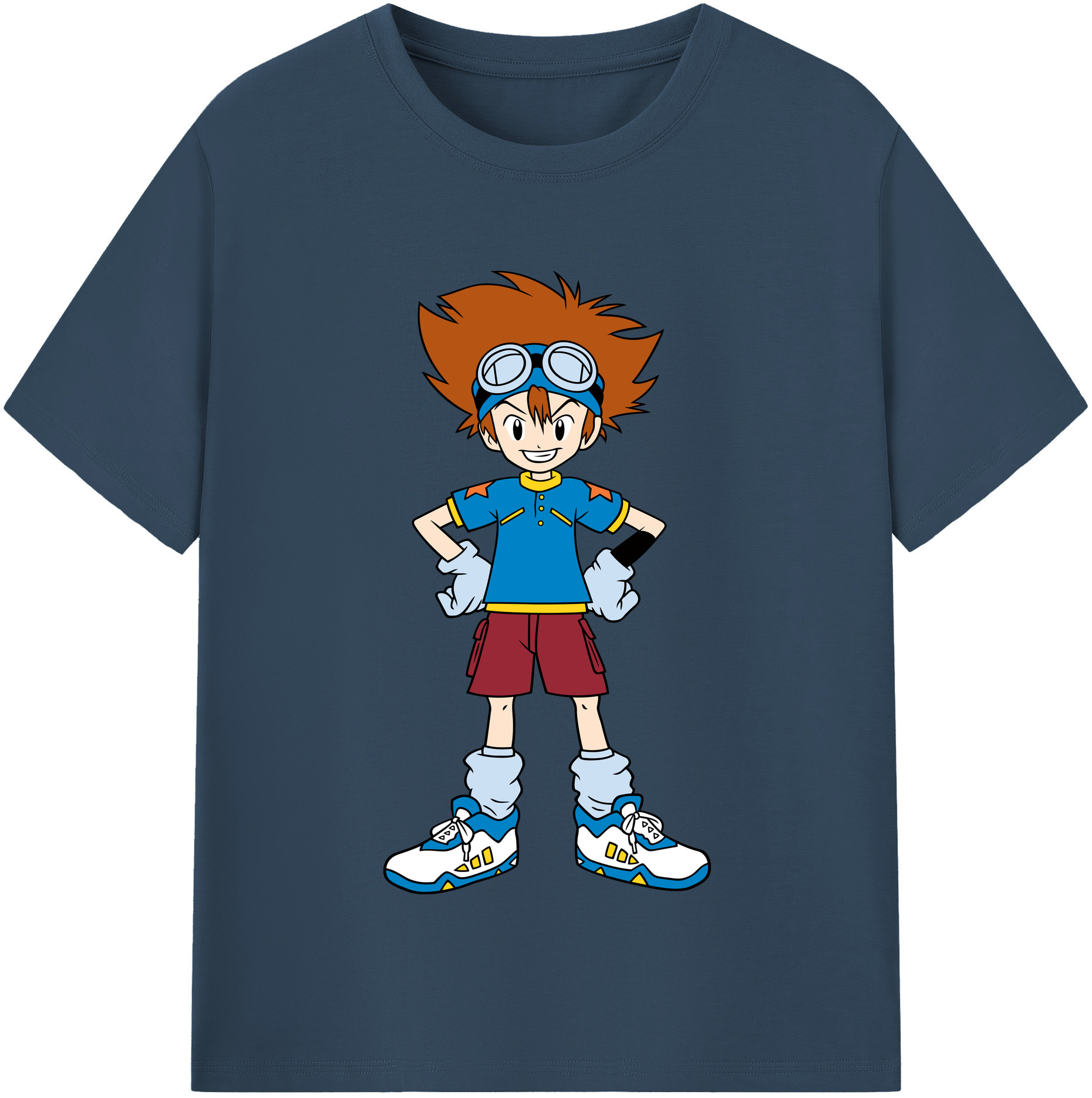 （画像用） Digimon デジタルモンスター/デジモン レディースカジュアルプリントTシャツ（綿100％）