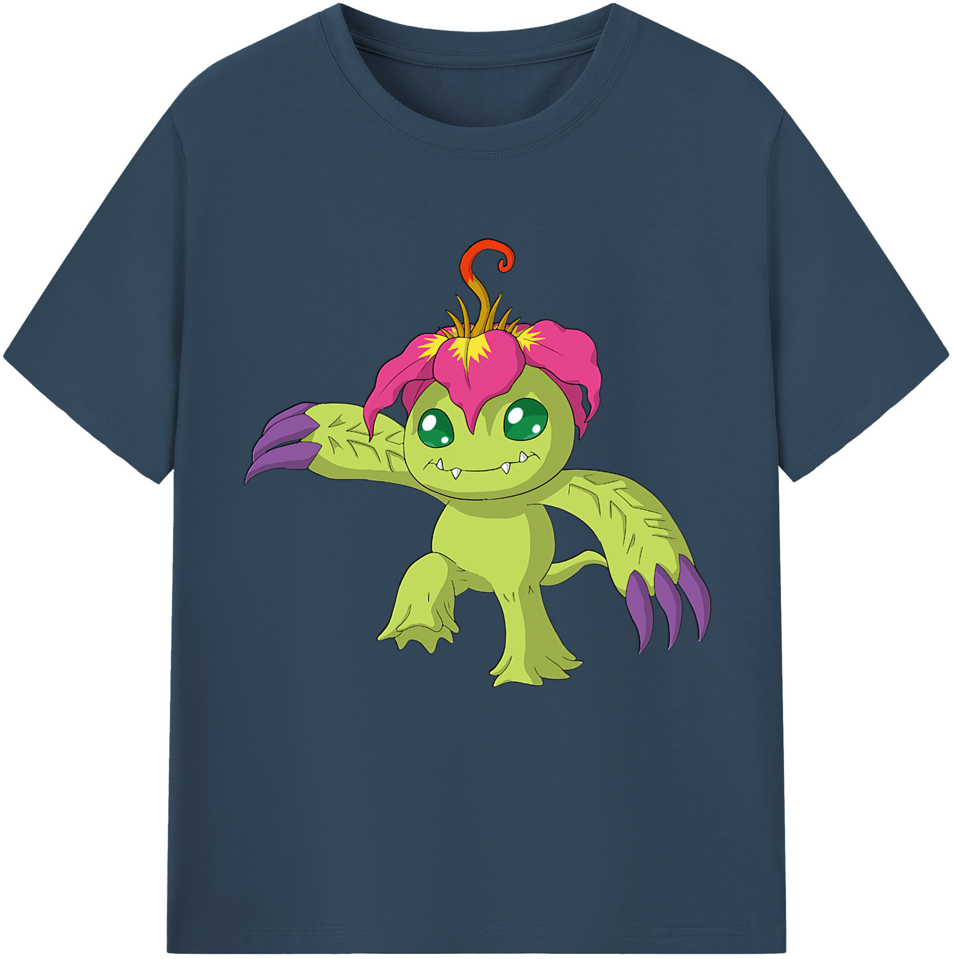 （画像用） Digimon デジタルモンスター/デジモン レディースカジュアルプリントTシャツ（綿100％）