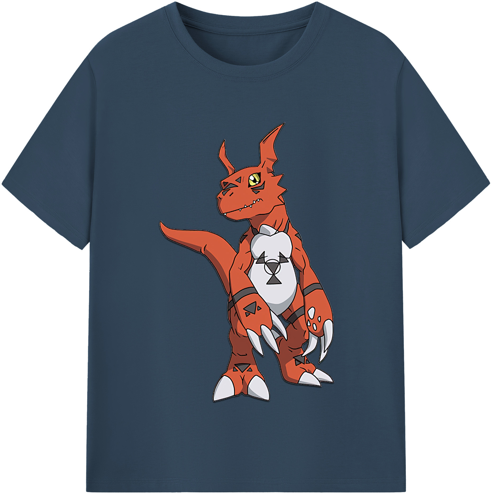 （画像用） Digimon デジタルモンスター/デジモン レディースカジュアルプリントTシャツ（綿100％）