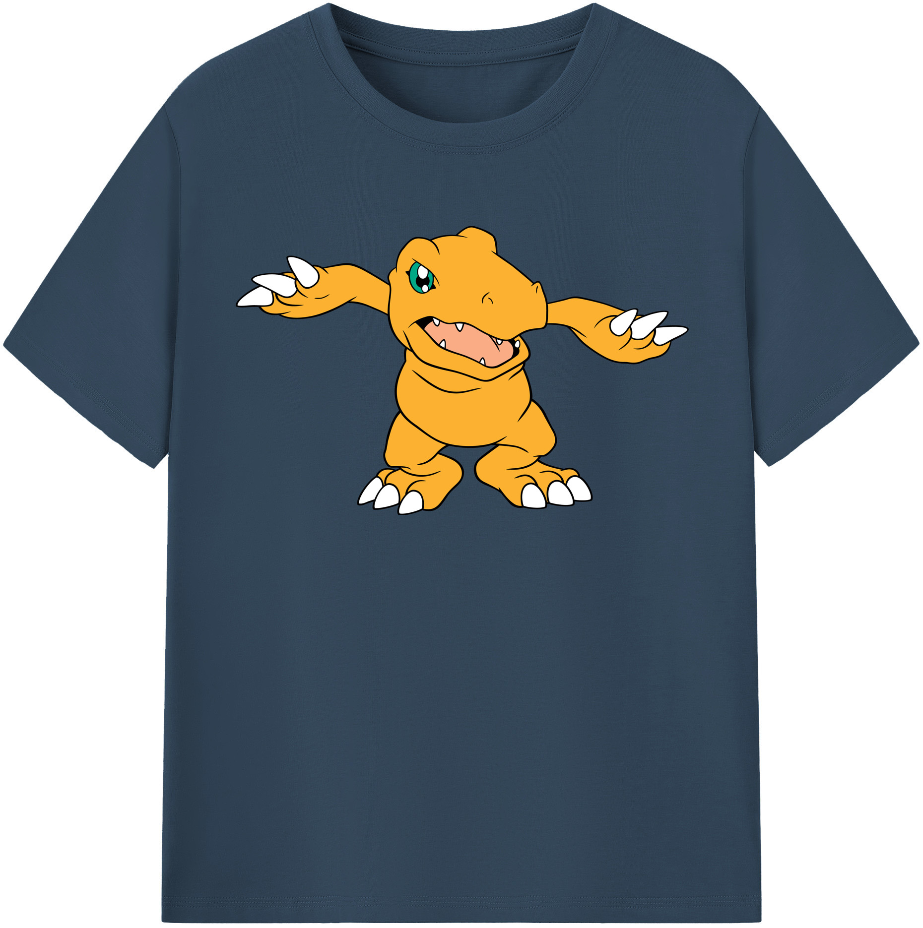 （画像用） Digimon デジタルモンスター/デジモン レディースカジュアルプリントTシャツ（綿100％）
