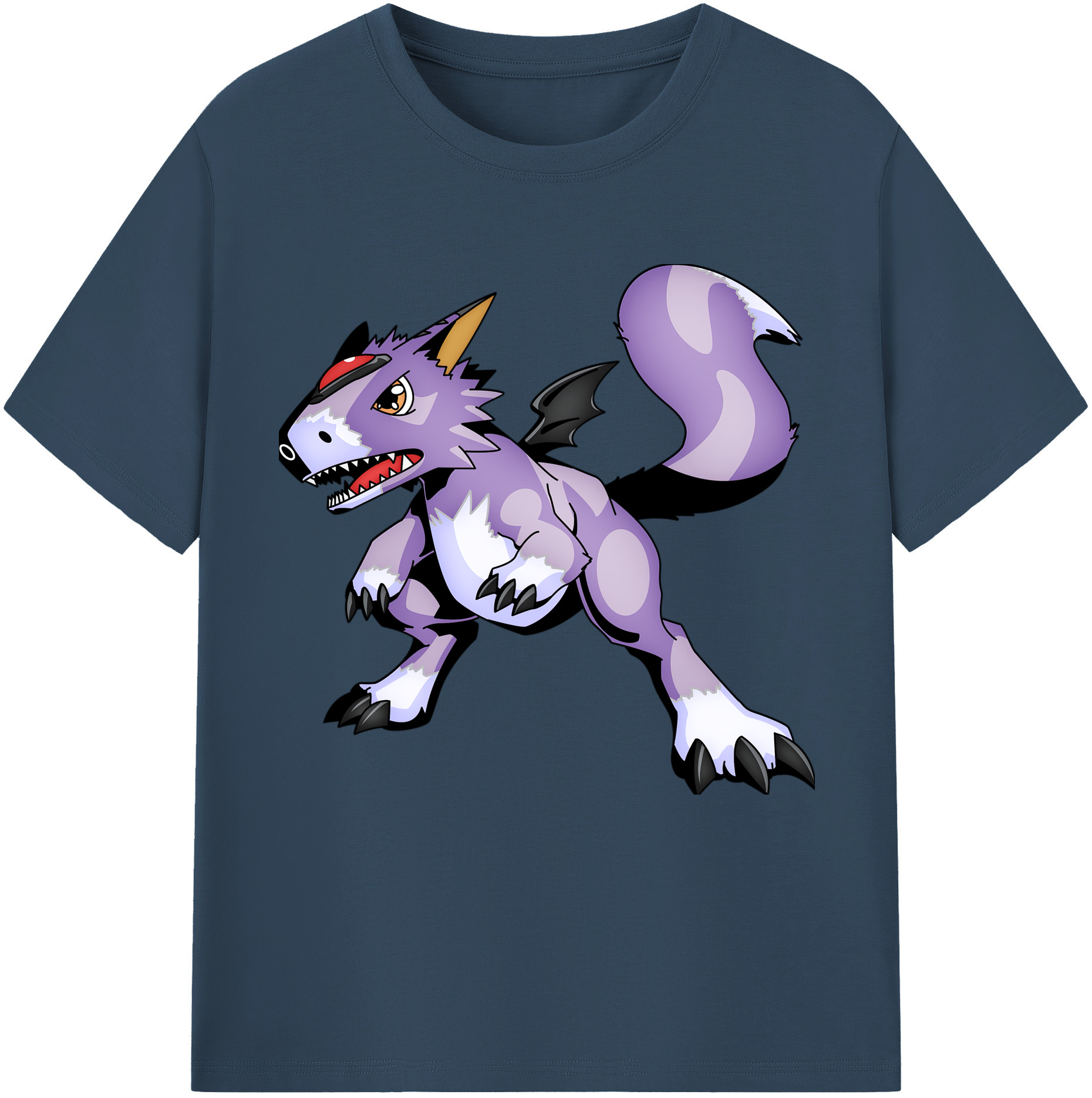 （画像用） Digimon デジタルモンスター/デジモン レディースカジュアルプリントTシャツ（綿100％）