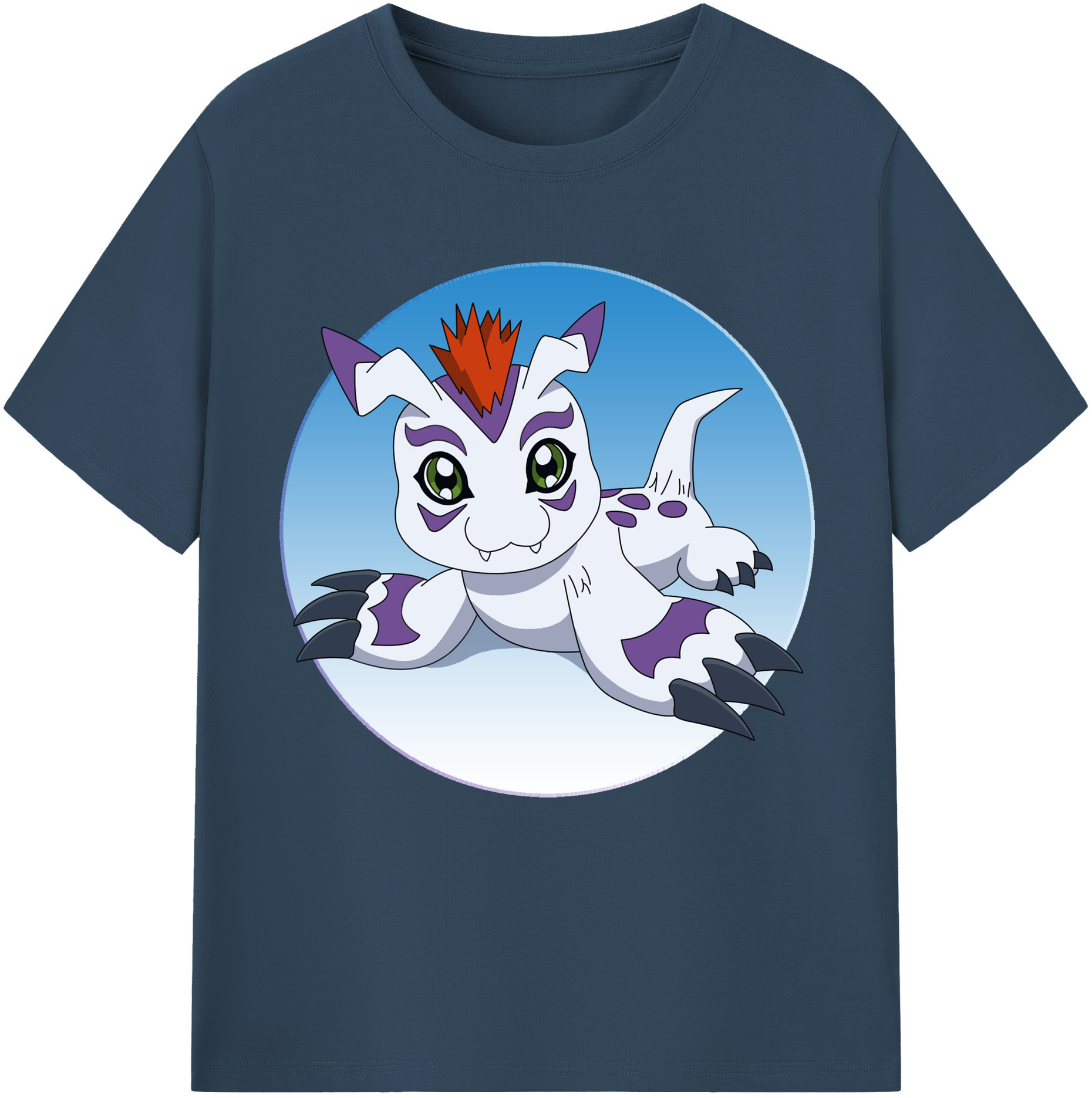（画像用） Digimon デジタルモンスター/デジモン レディースカジュアルプリントTシャツ（綿100％）