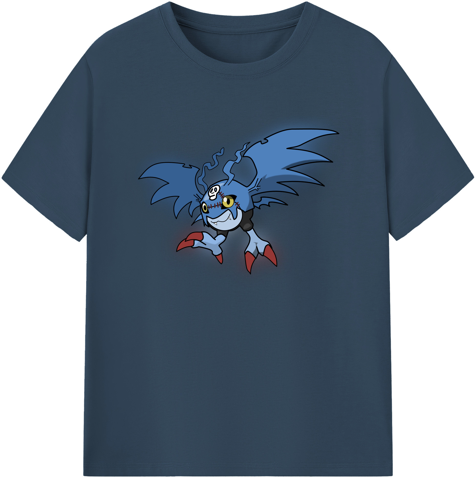 （画像用） Digimon デジタルモンスター/デジモン レディースカジュアルプリントTシャツ（綿100％）