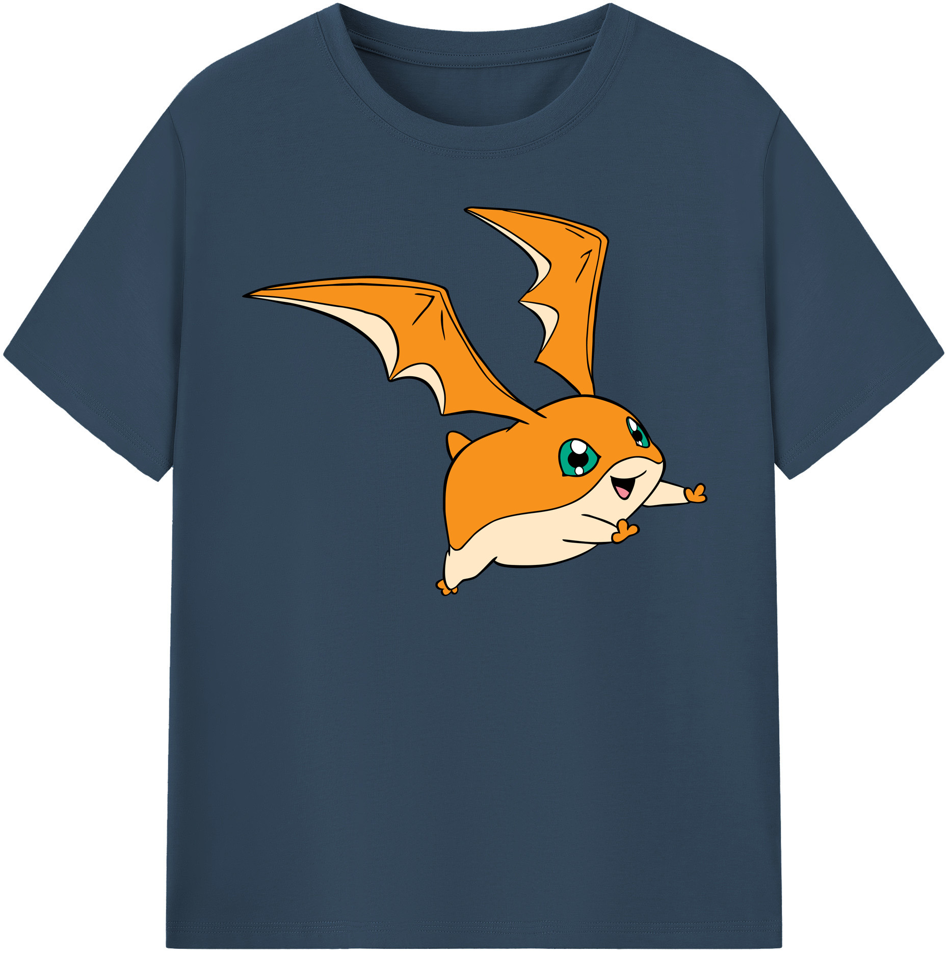 （画像用） Digimon デジタルモンスター/デジモン レディースカジュアルプリントTシャツ（綿100％）